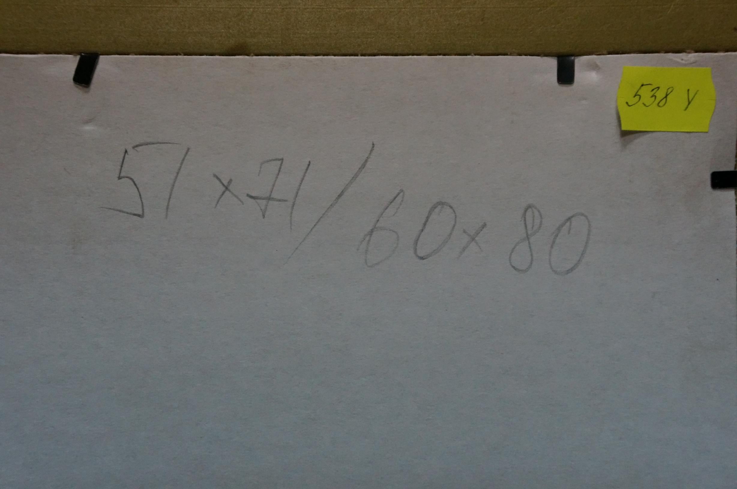 Artwork by Grigory Stepanovich Vasetsky, Winter landscape, Made of Oil, Cardboard 