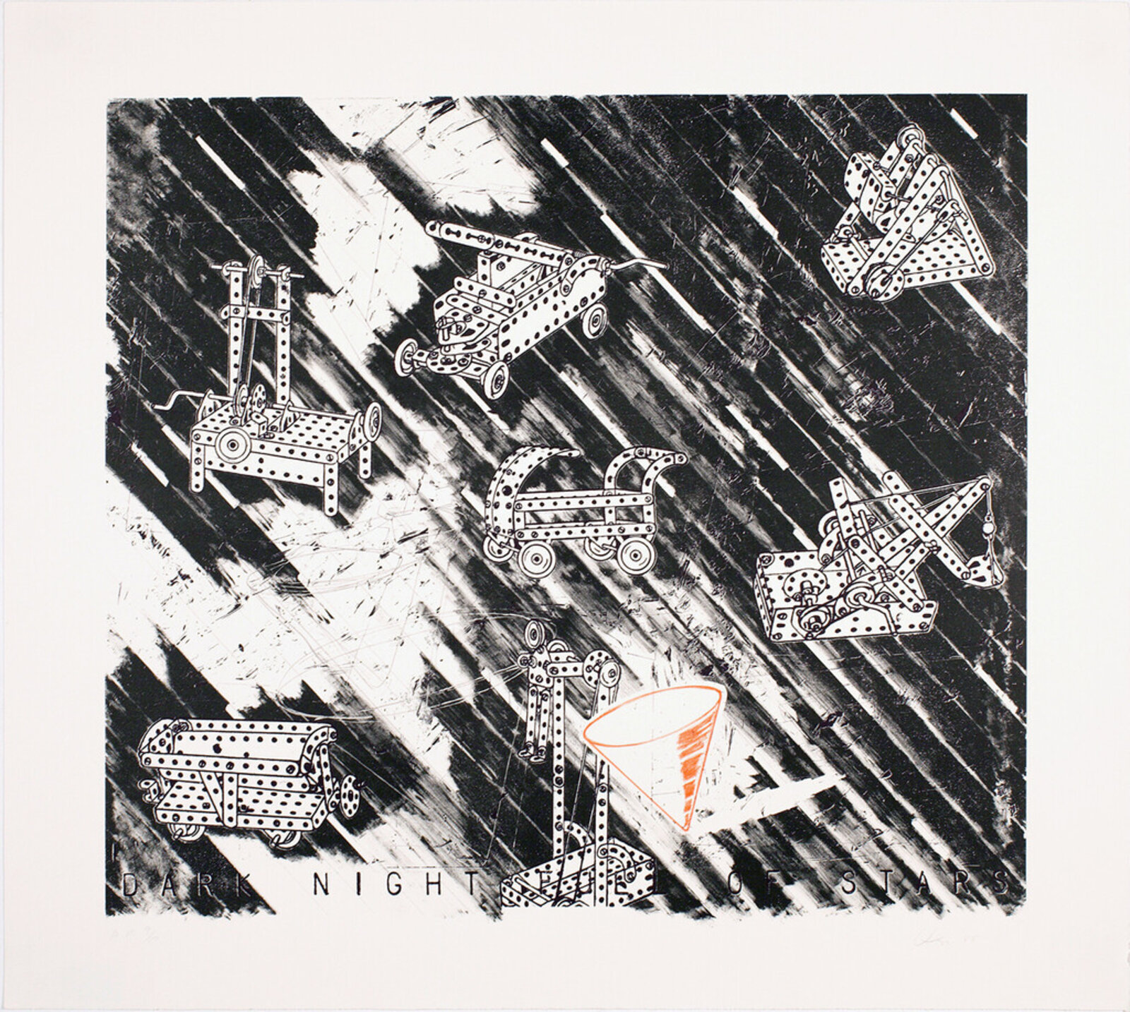 Dark Night Full of Stars by Vernon Fisher, 1985