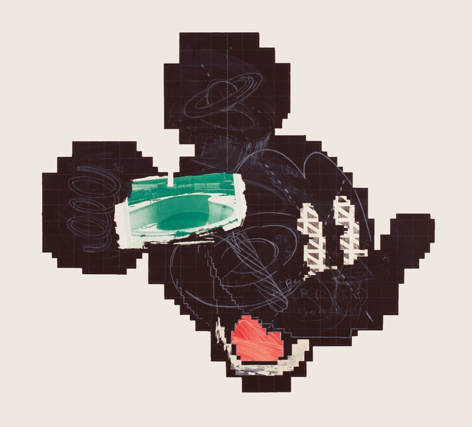 Scenes from the American West (Mickey Mouse) by Vernon Fisher, 1990