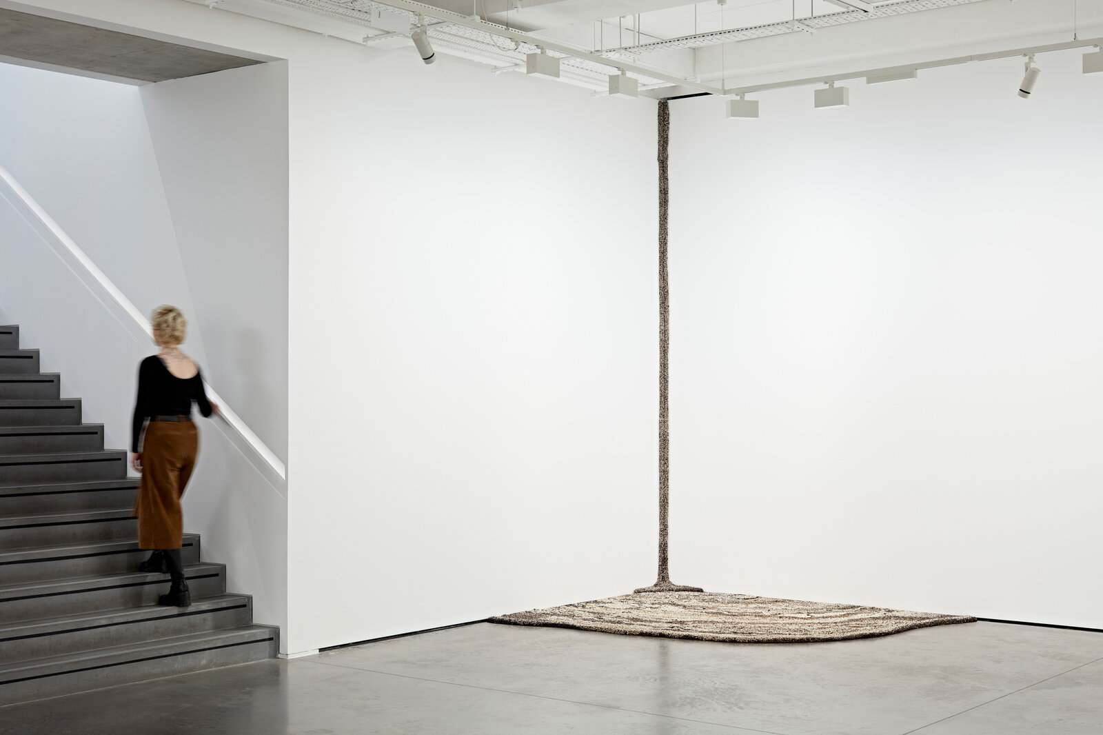 Artwork by Vibha Galhotra, Flow, Made of Ghungroos, Fabric, Metal 