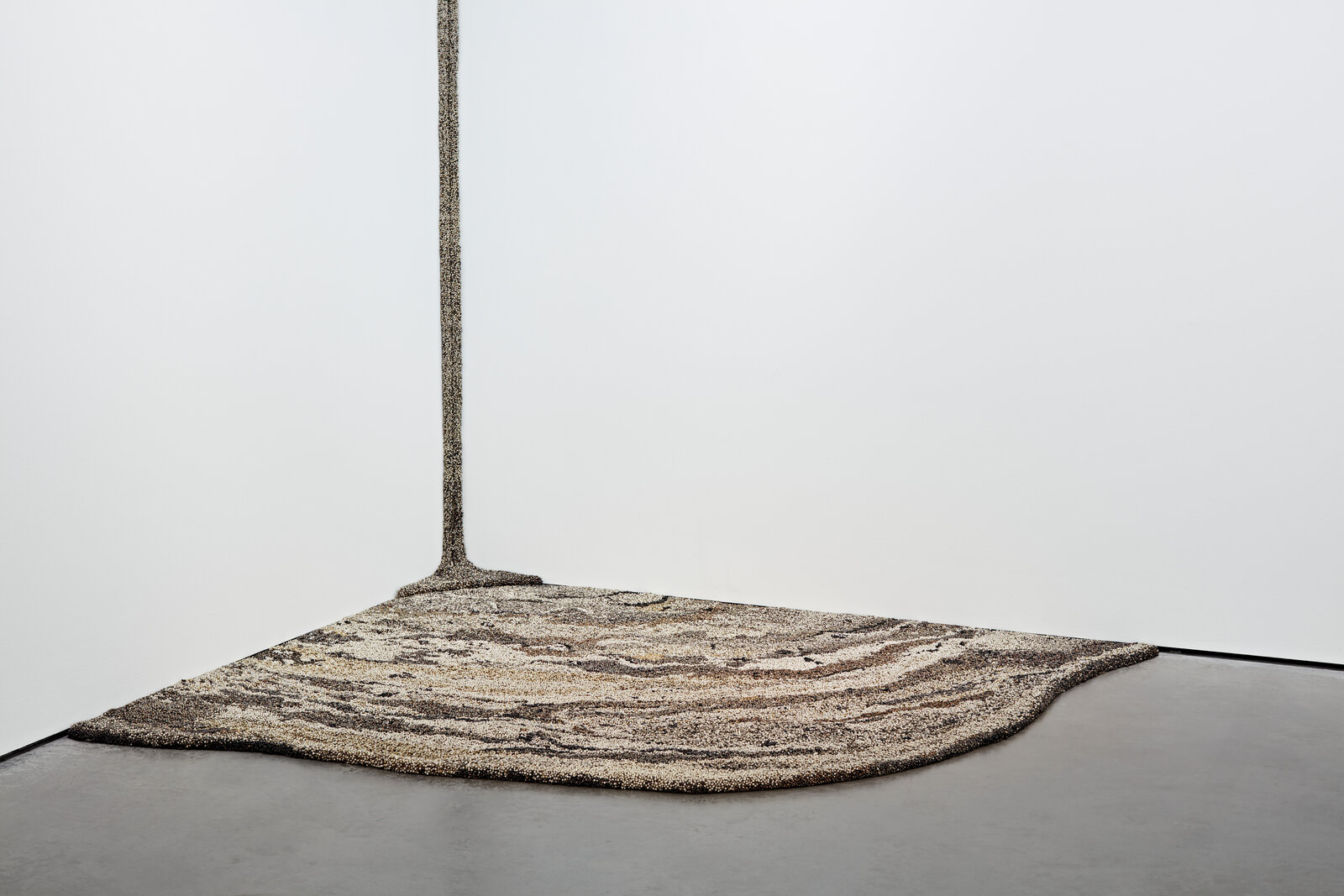 Artwork by Vibha Galhotra, Flow, Made of Ghungroos, Fabric, Metal 