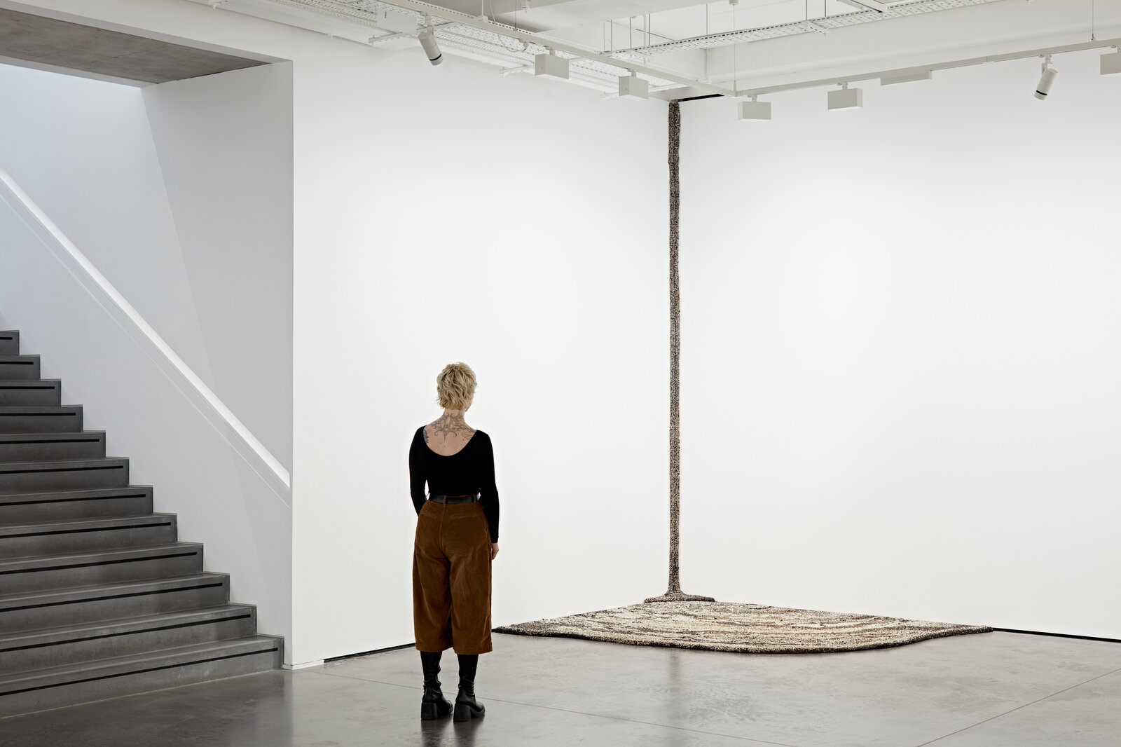 Artwork by Vibha Galhotra, Flow, Made of Ghungroos, Fabric, Metal 