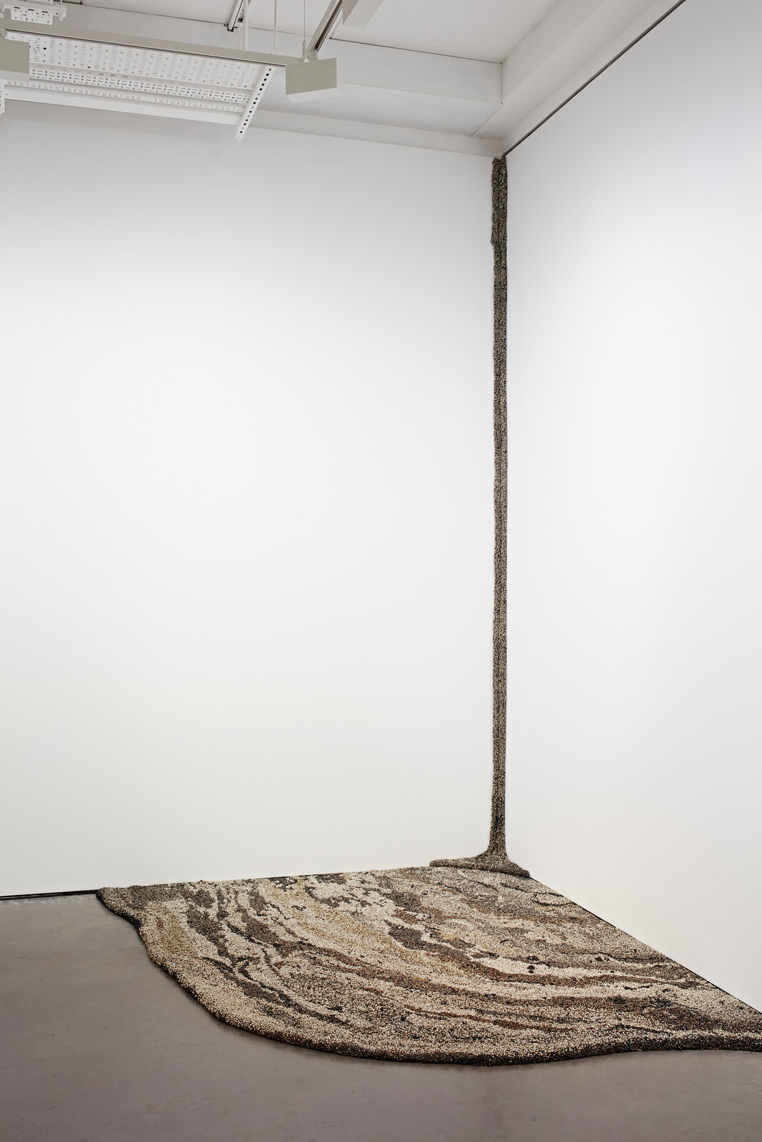 Artwork by Vibha Galhotra, Flow, Made of Ghungroos, Fabric, Metal 