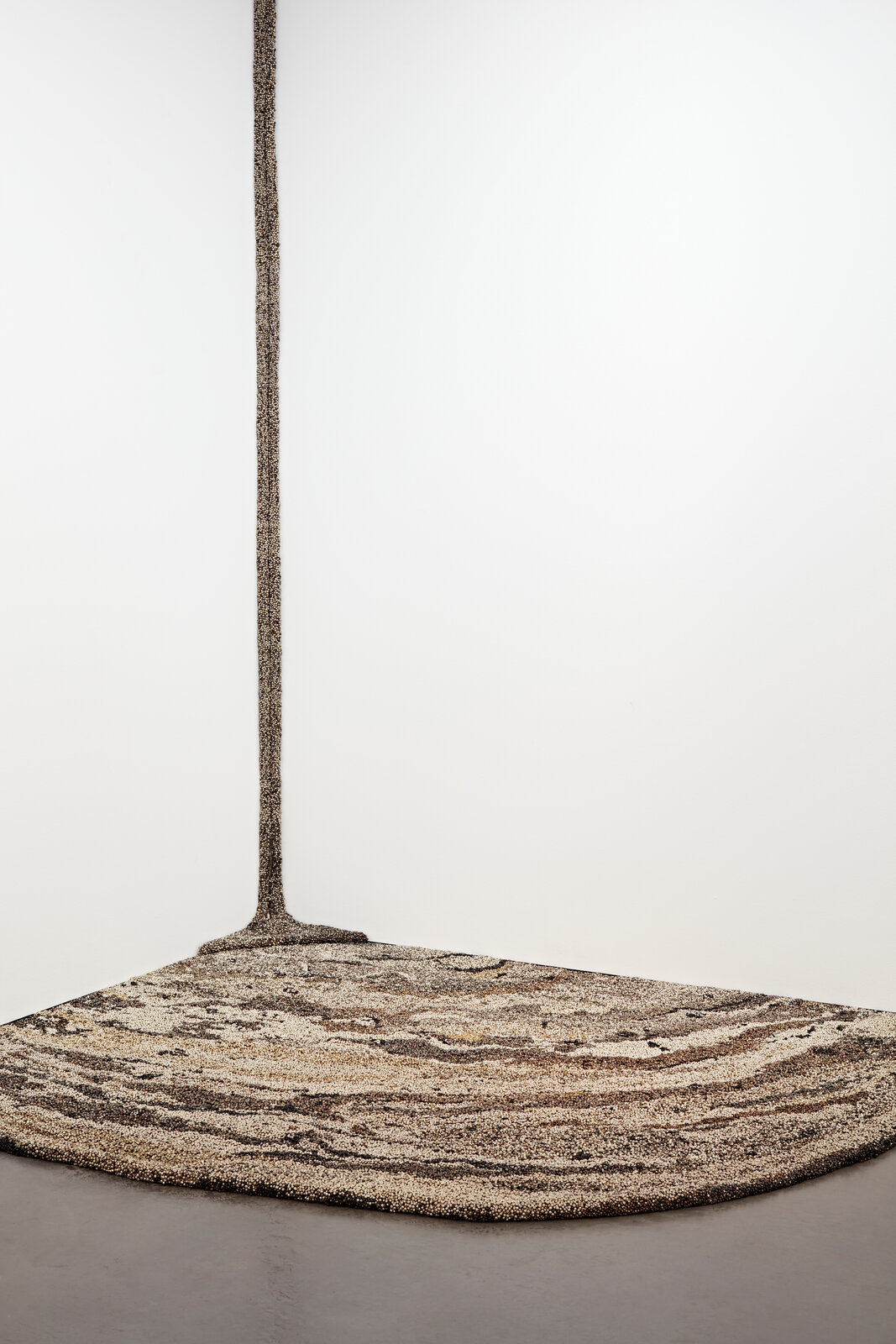 Artwork by Vibha Galhotra, Flow, Made of Ghungroos, Fabric, Metal 