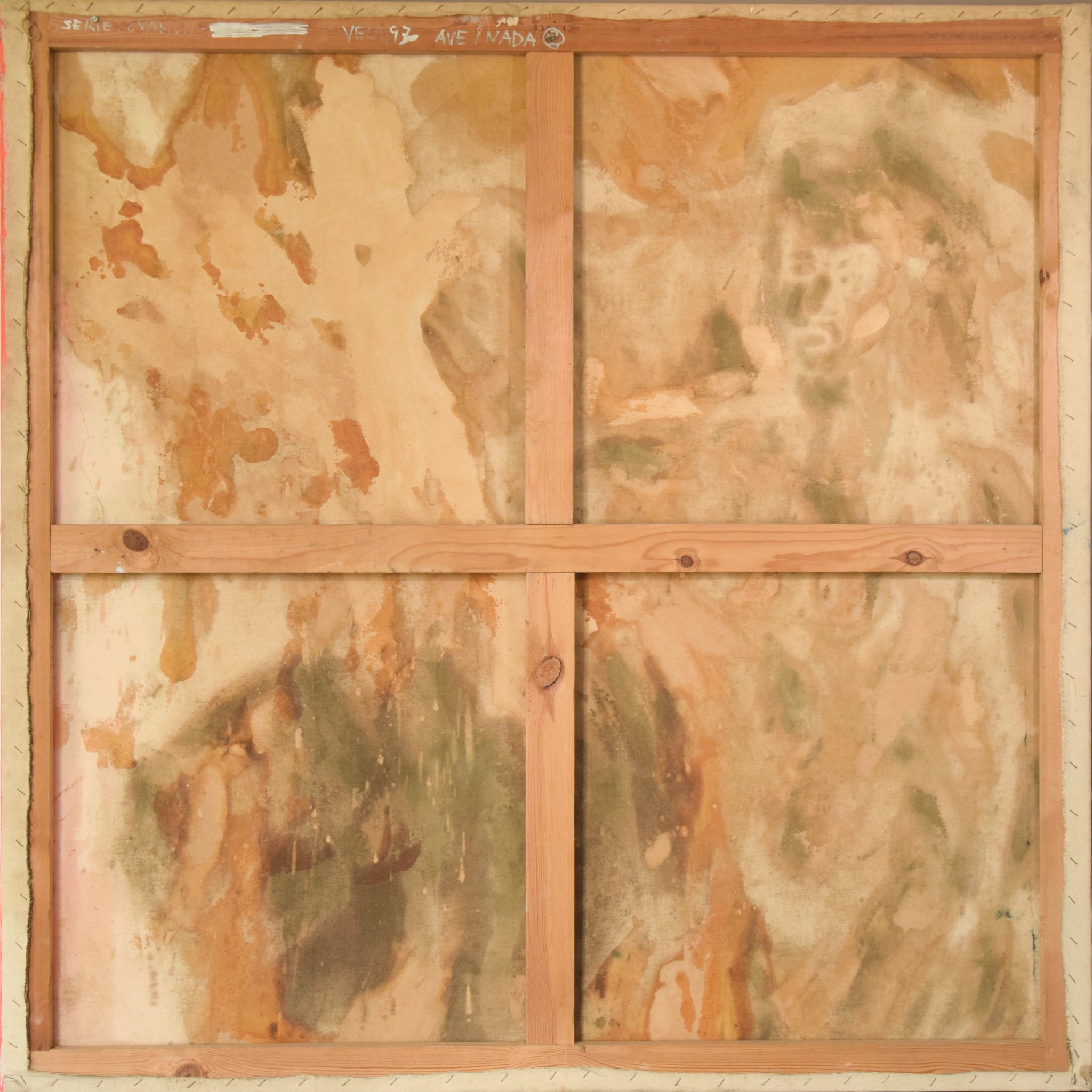 A painting of two paintings of a woman and a man in a cave.