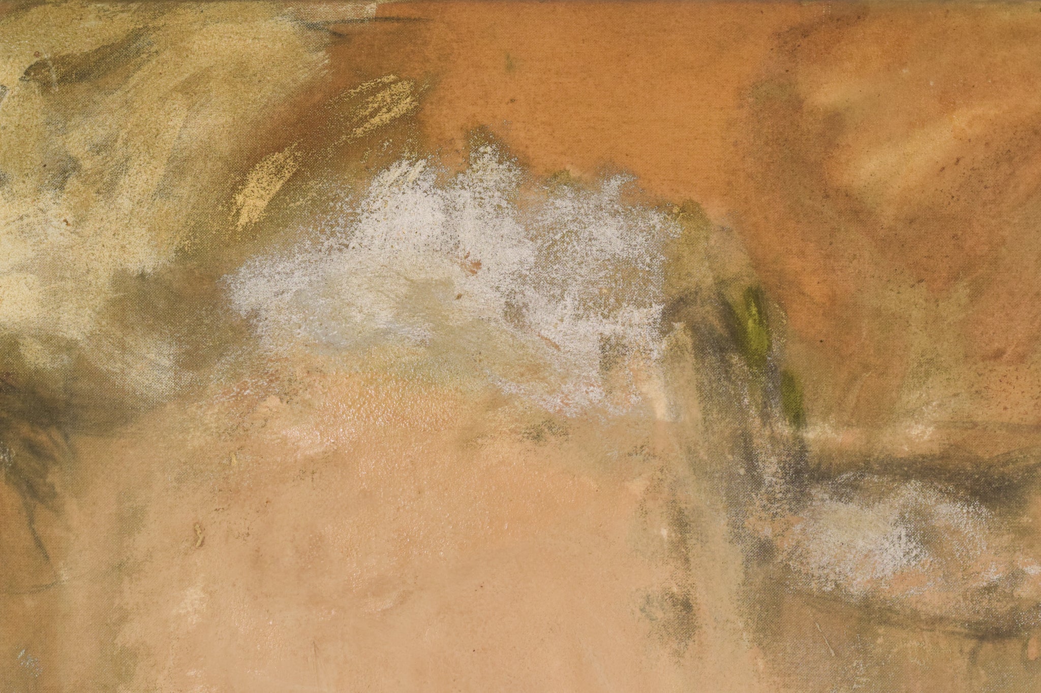 A painting of two paintings of a woman and a man in a cave.