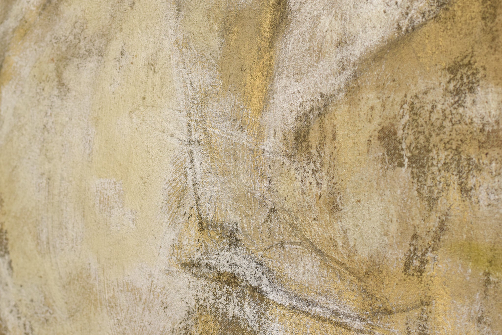 A painting of two paintings of a woman and a man in a cave.