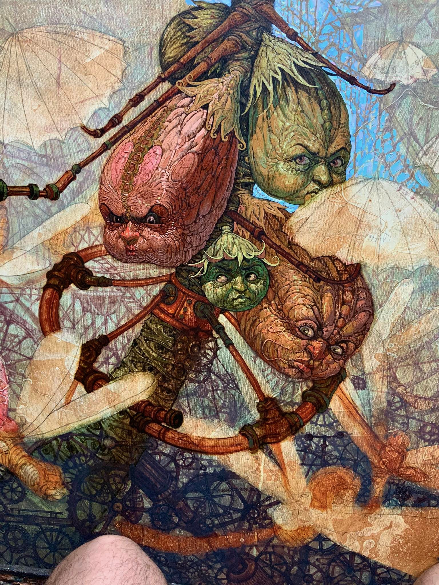 Artwork by Victor Huerta Batista, Libelulas y otras criaturas de maravilla, Made of Acrylic On Canvas 