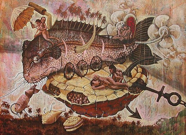 Series de la barca de mi fantasia #1 by Victor Huerta Batista, 2007