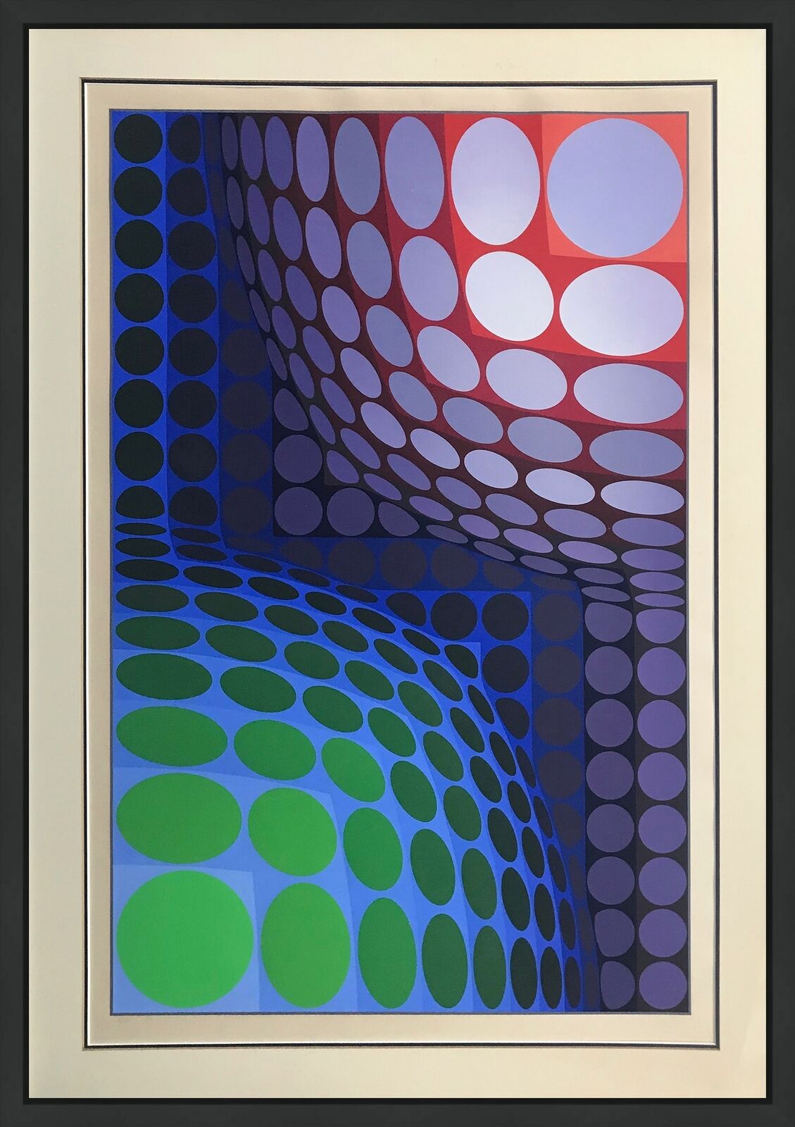 BI-VEGA by Victor Vasarely, 1975
