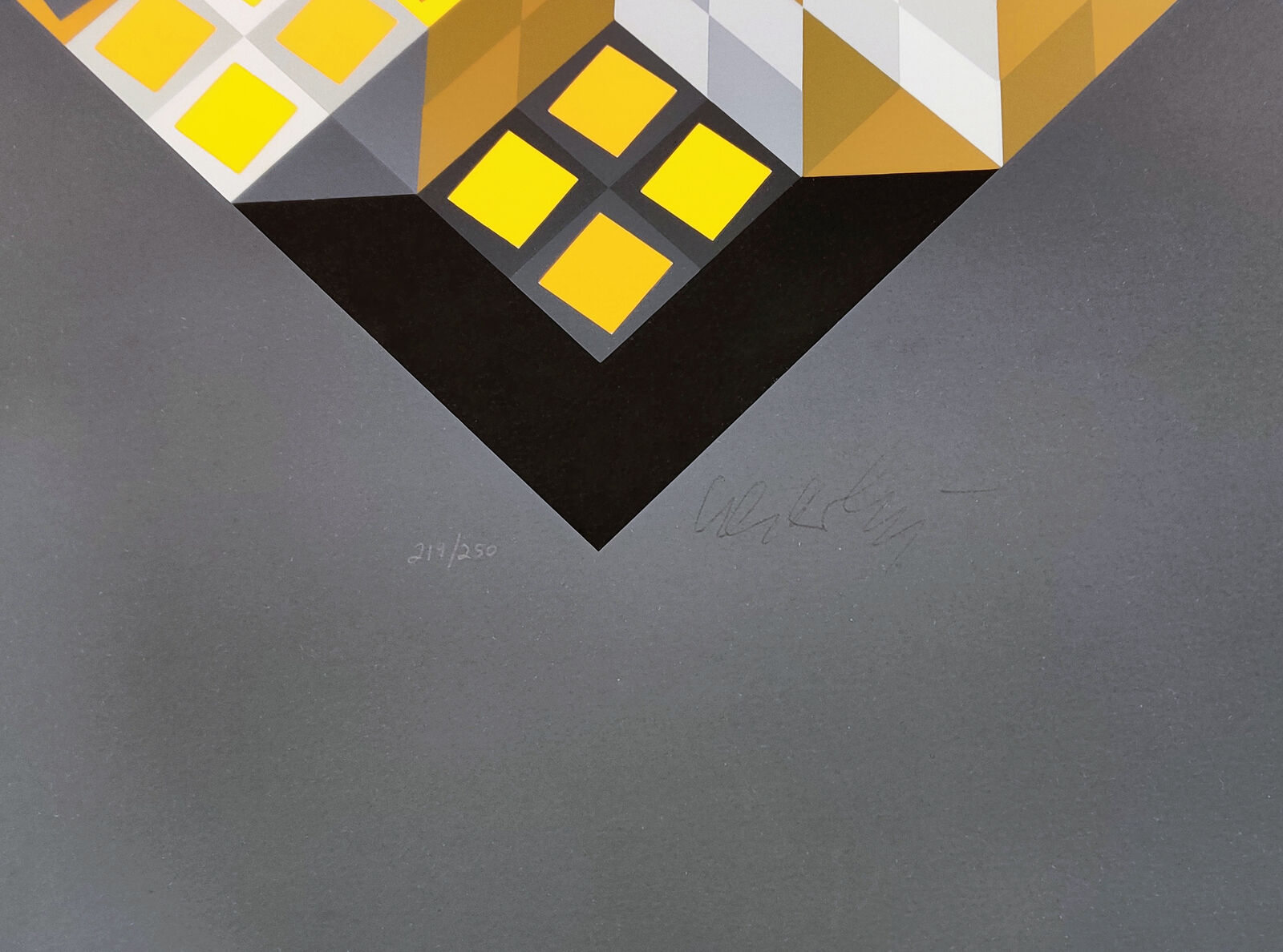 Artwork by Victor Vasarely, OR-VAR, Made of Serigraph On Paper 