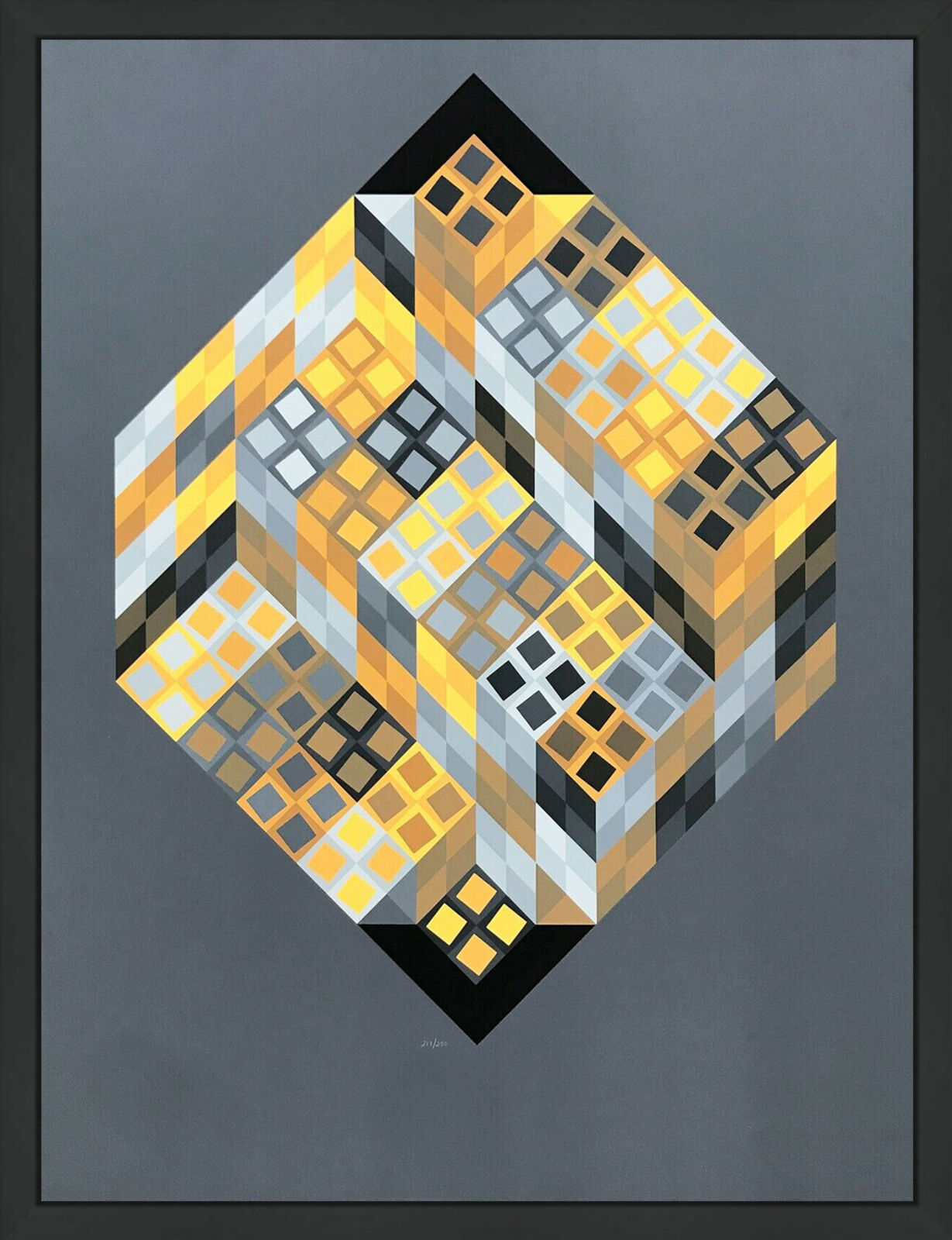 OR-VAR by Victor Vasarely, 1980