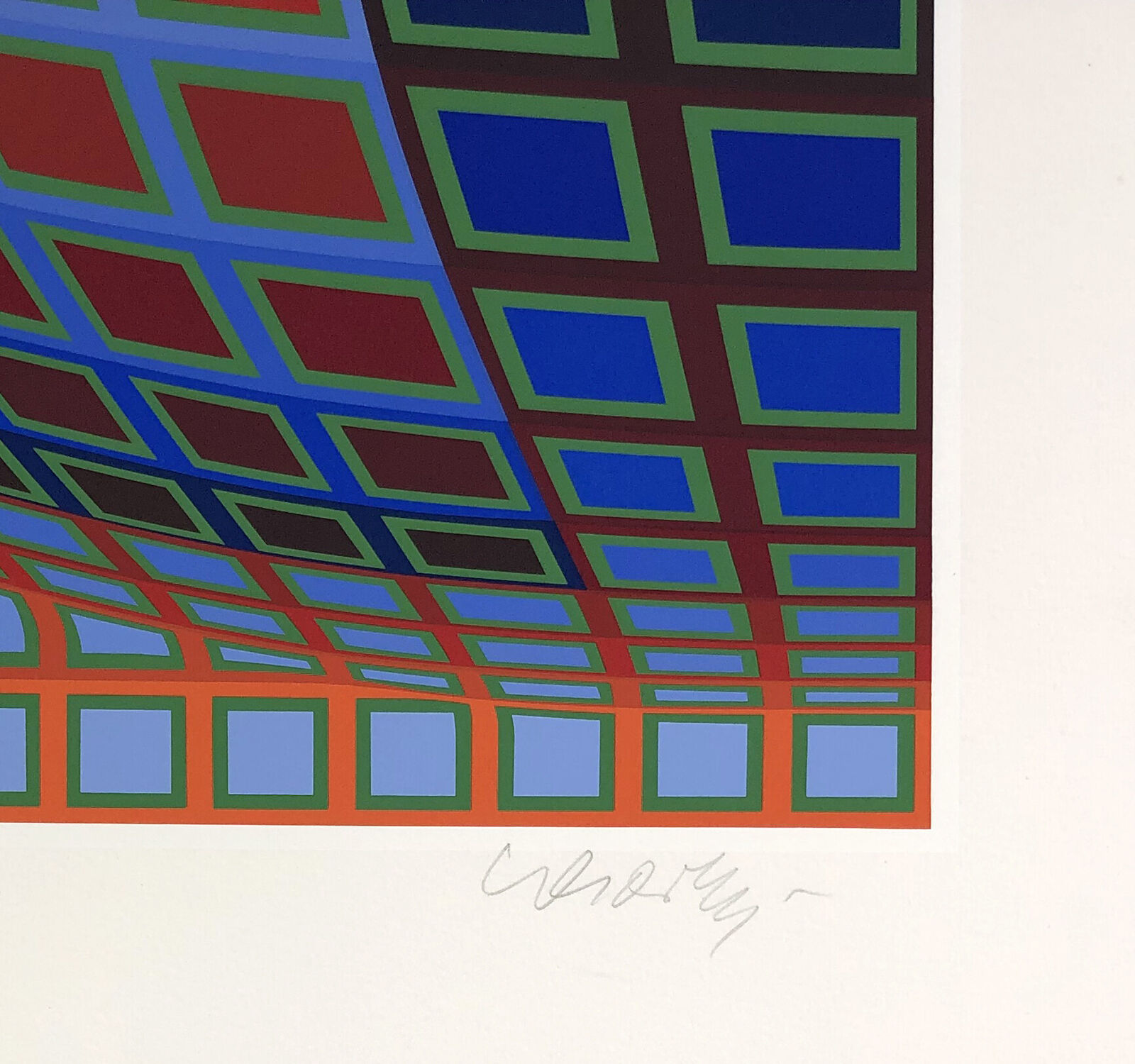 Artwork by Victor Vasarely, PAPILLON, Made of Serigraph On Paper 
