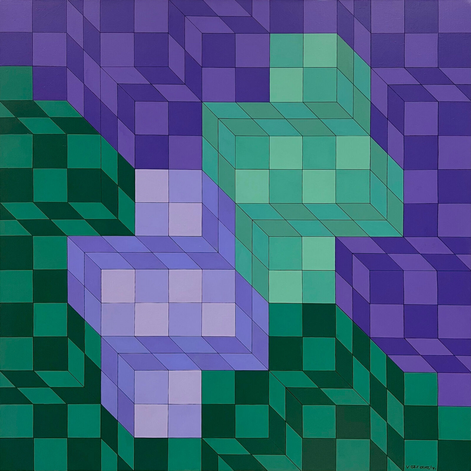 Sixton by Victor Vasarely, 1967