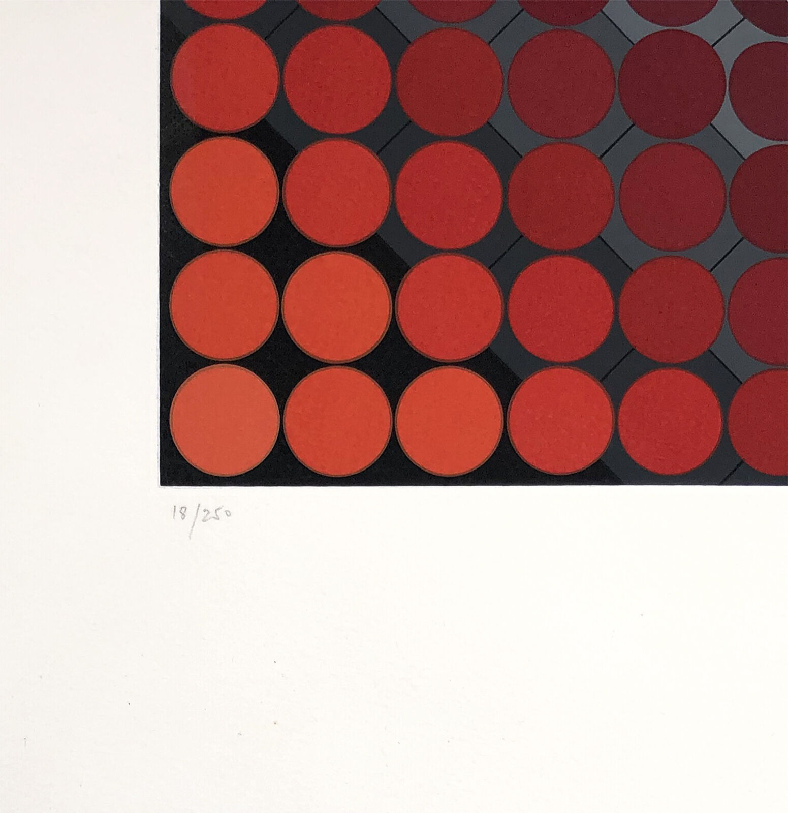Artwork by Victor Vasarely, TETTYE, Made of Serigraph On Paper 