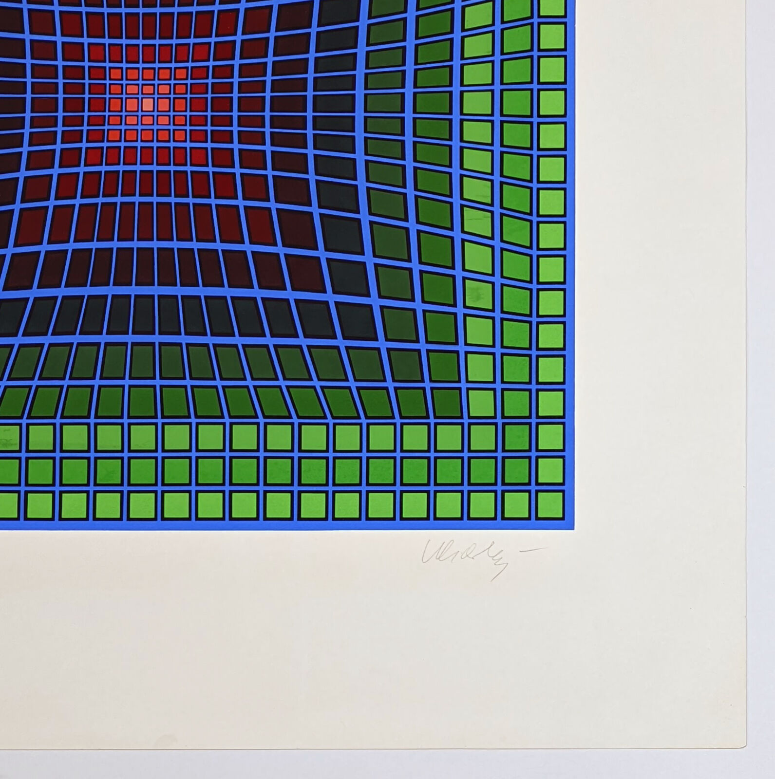 Artwork by Victor Vasarely, COMPOSITION, Made of Serigraph On Paper 