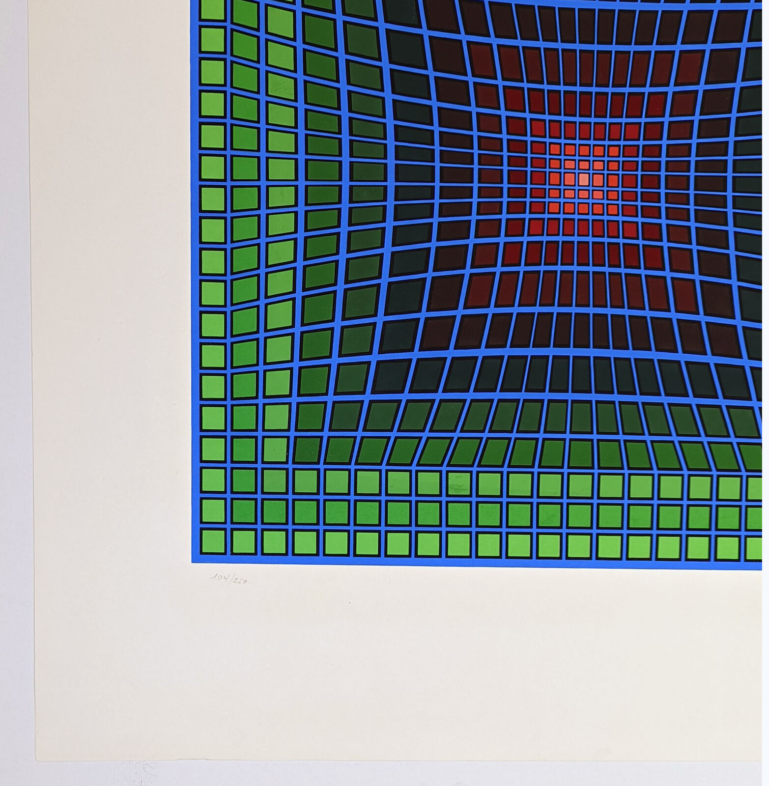 Artwork by Victor Vasarely, COMPOSITION, Made of Serigraph On Paper 