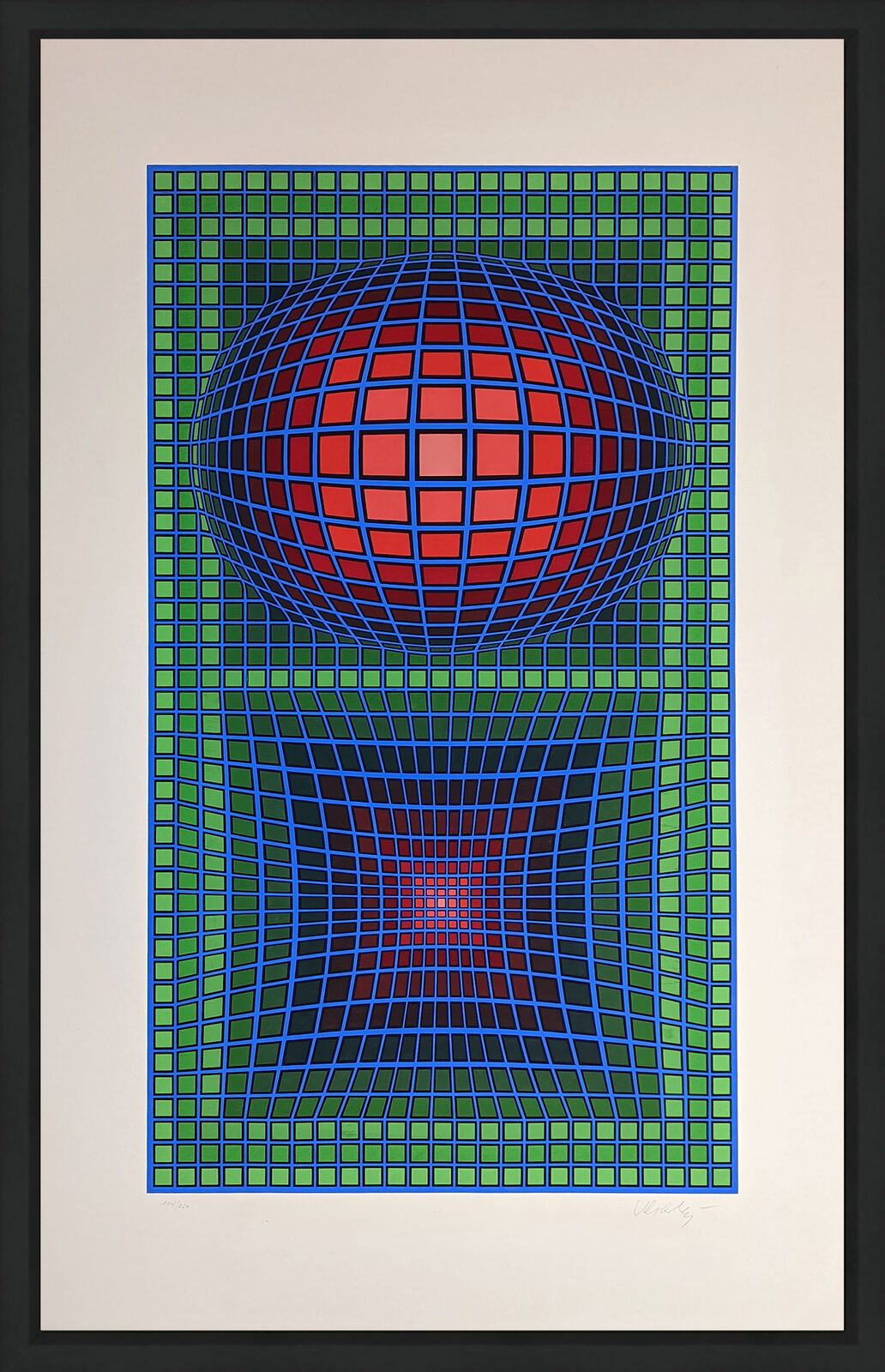COMPOSITION by Victor Vasarely, circa 1980
