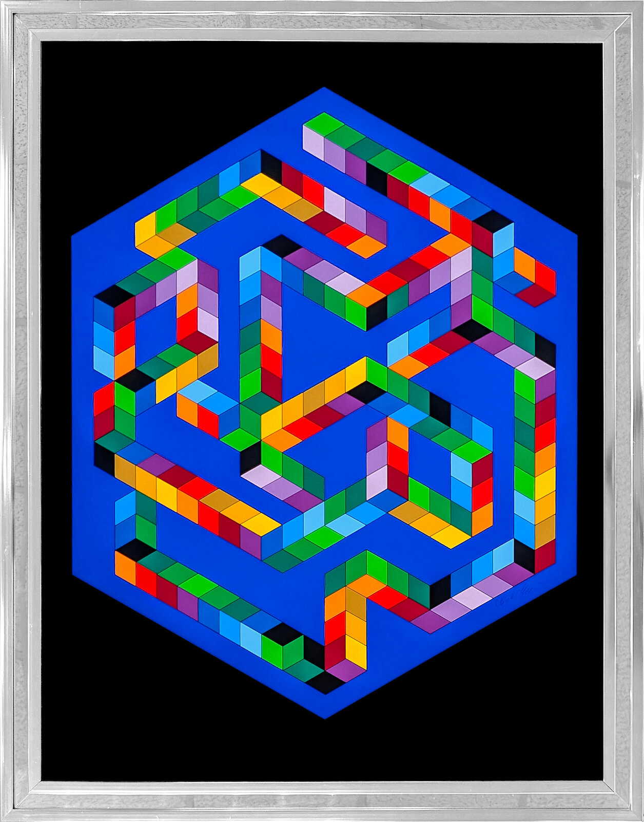 Babel-3 by Victor Vasarely, 1968