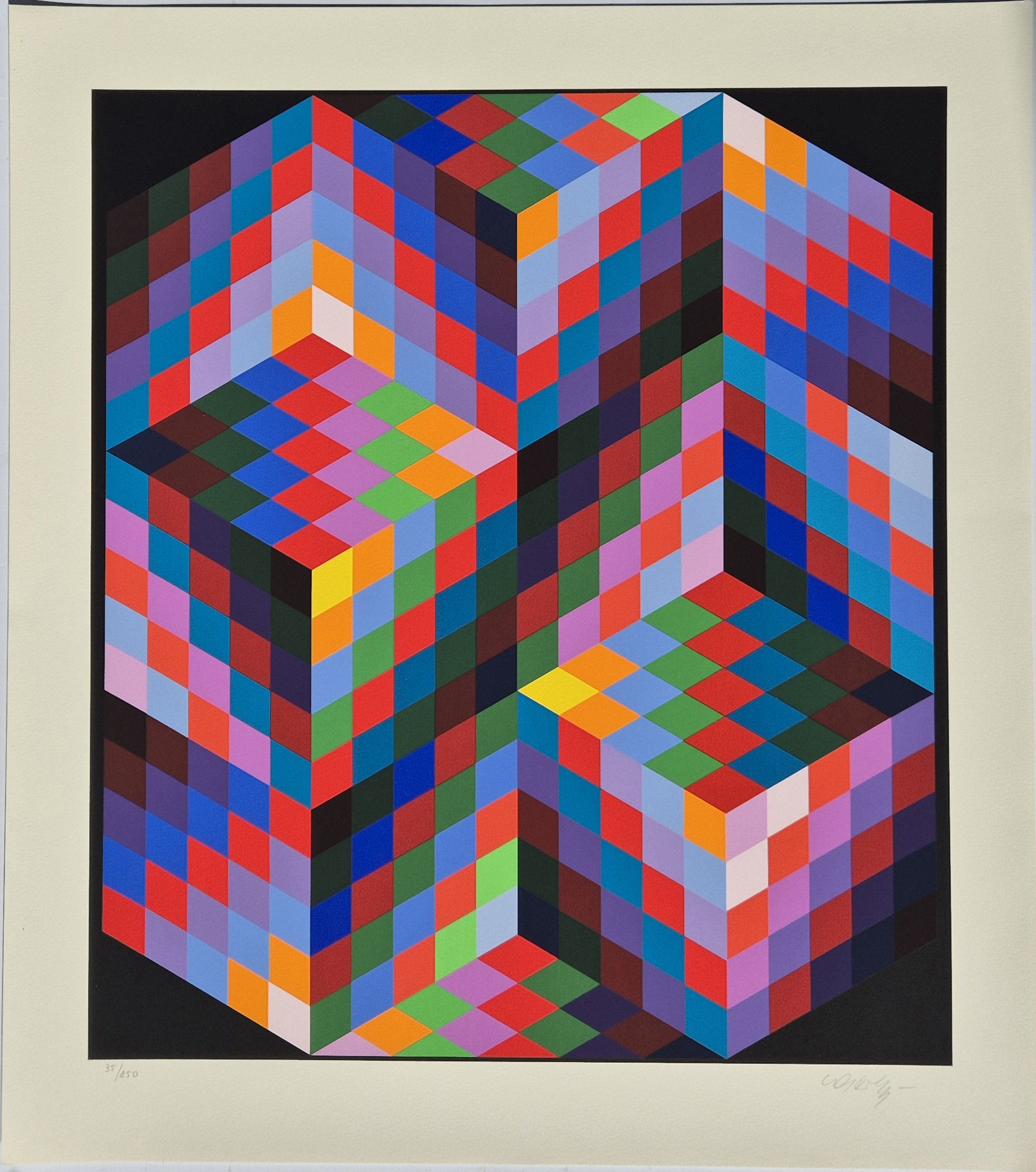 Diam from the album Diam by Victor Vasarely, 1988