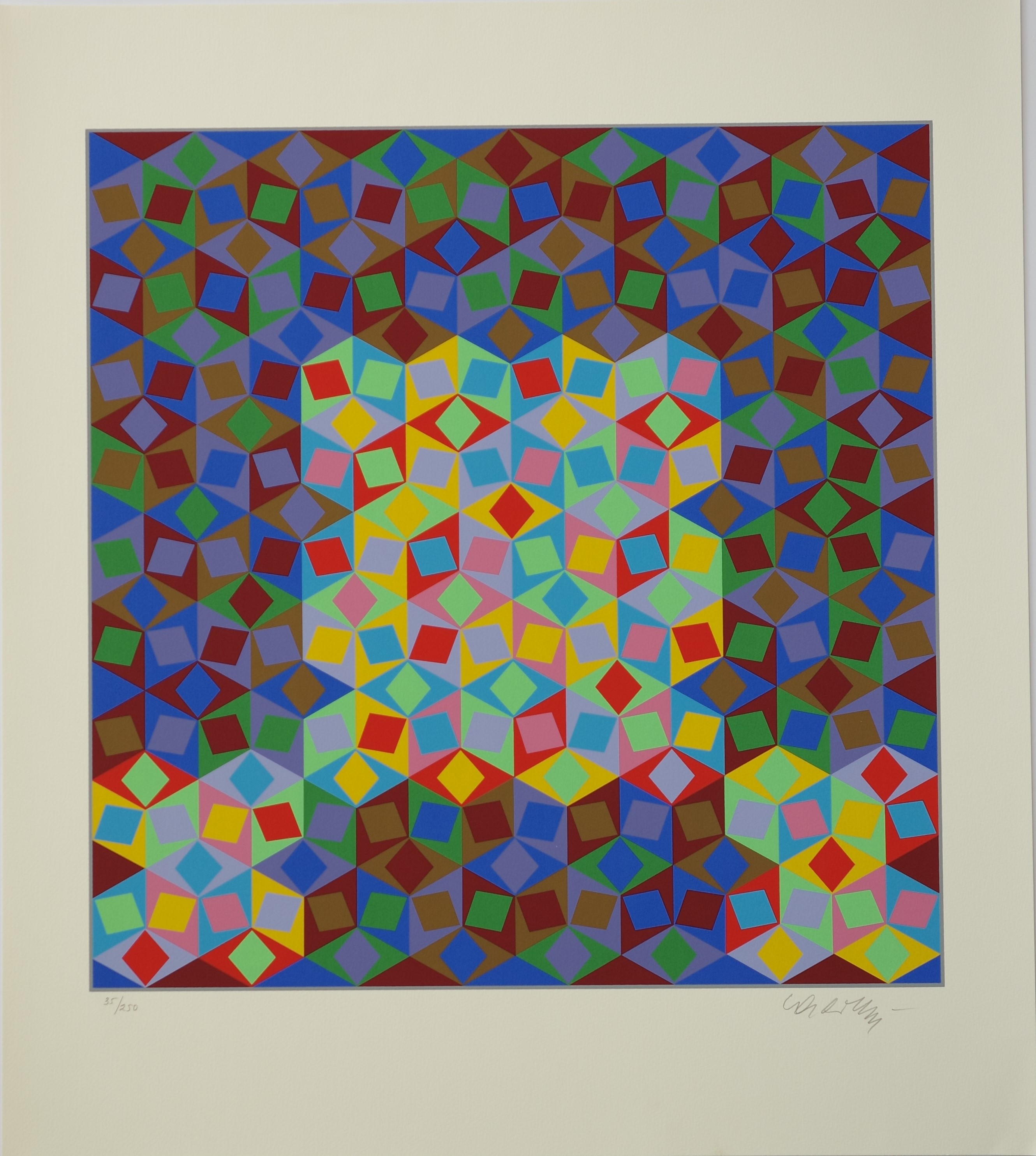 Photon from the album Diam by Victor Vasarely, 1988