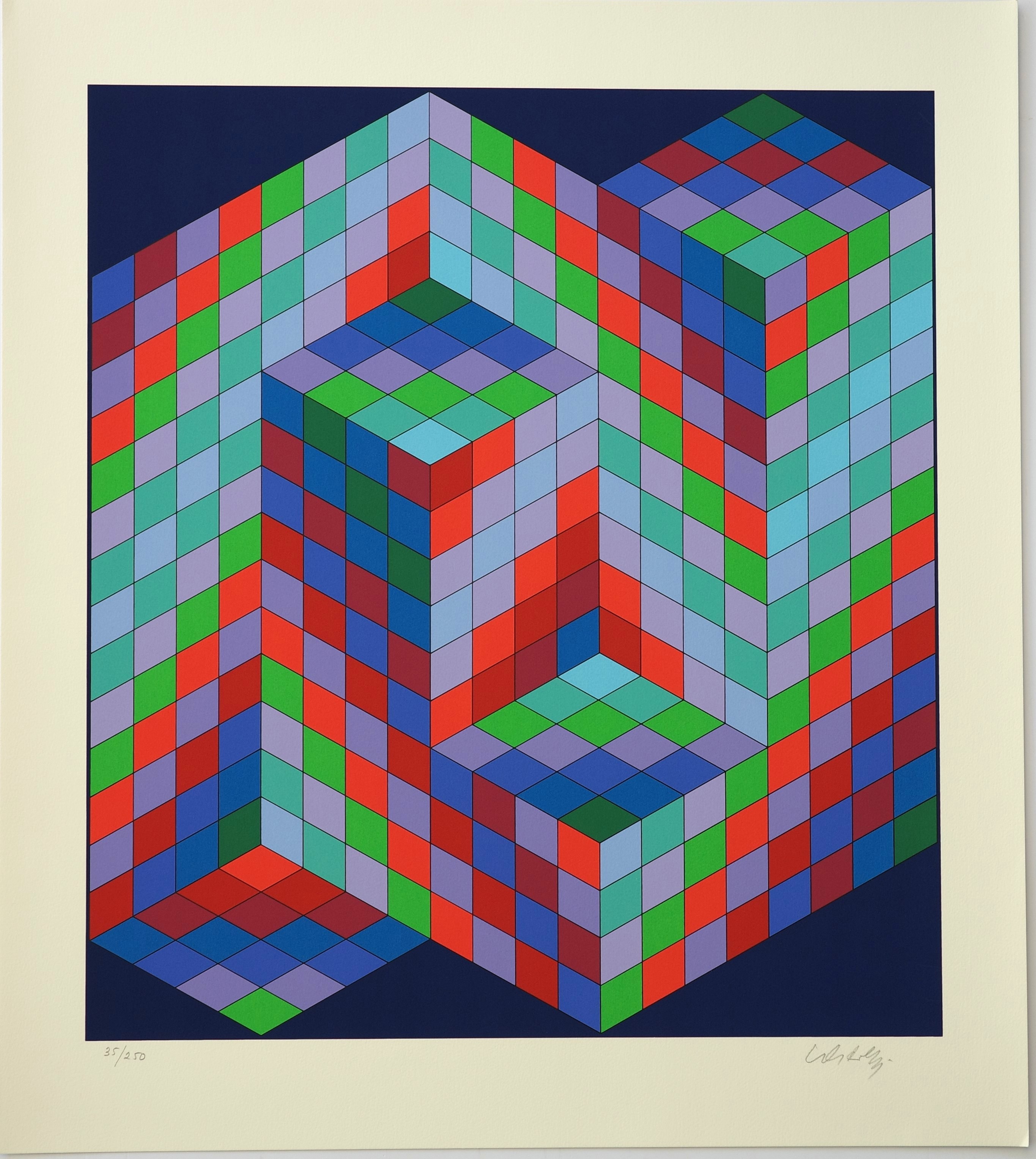 Vaar from the album Diam by Victor Vasarely, 1988