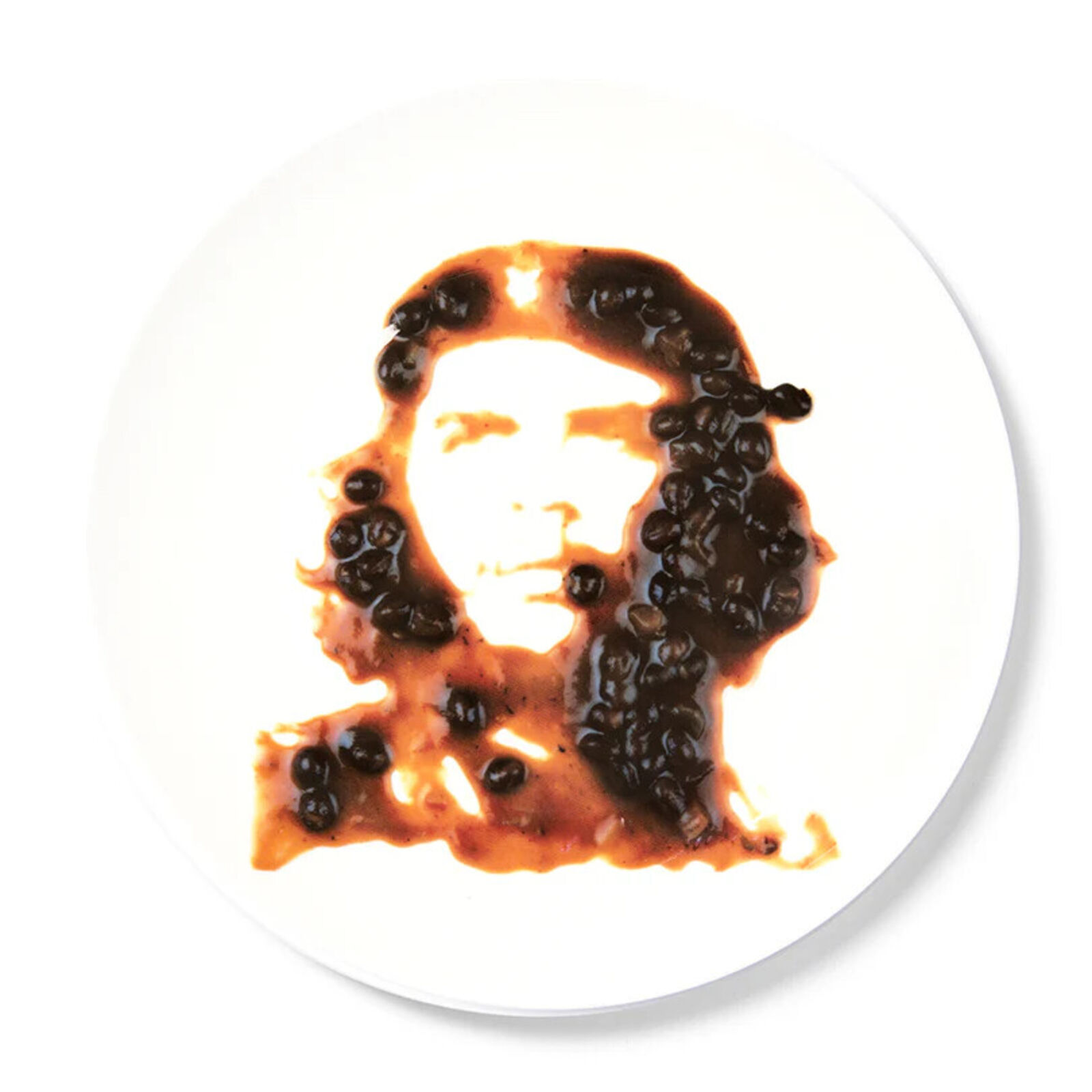 Che (Black Beans), after Alberto Korda, 2000 by Vik Muniz, 2020