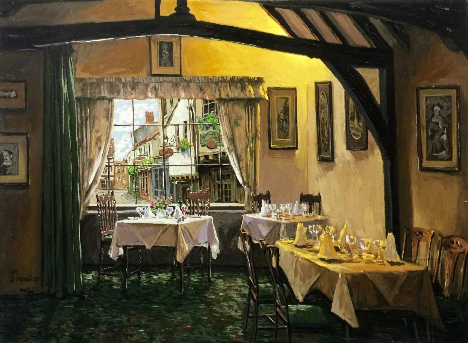 AFTERNOON RENDEZVOUS (HAND EMBELLISHED) by Viktor Shvaiko, null