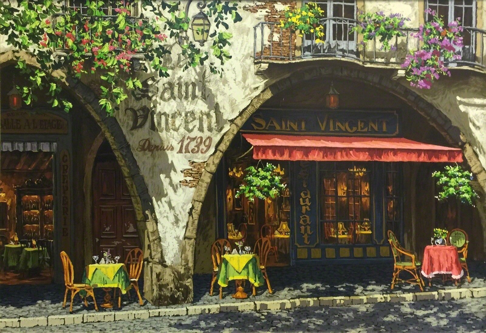 SUMMER IN PROVENCE (HAND EMBELLISHED) by Viktor Shvaiko, 2001
