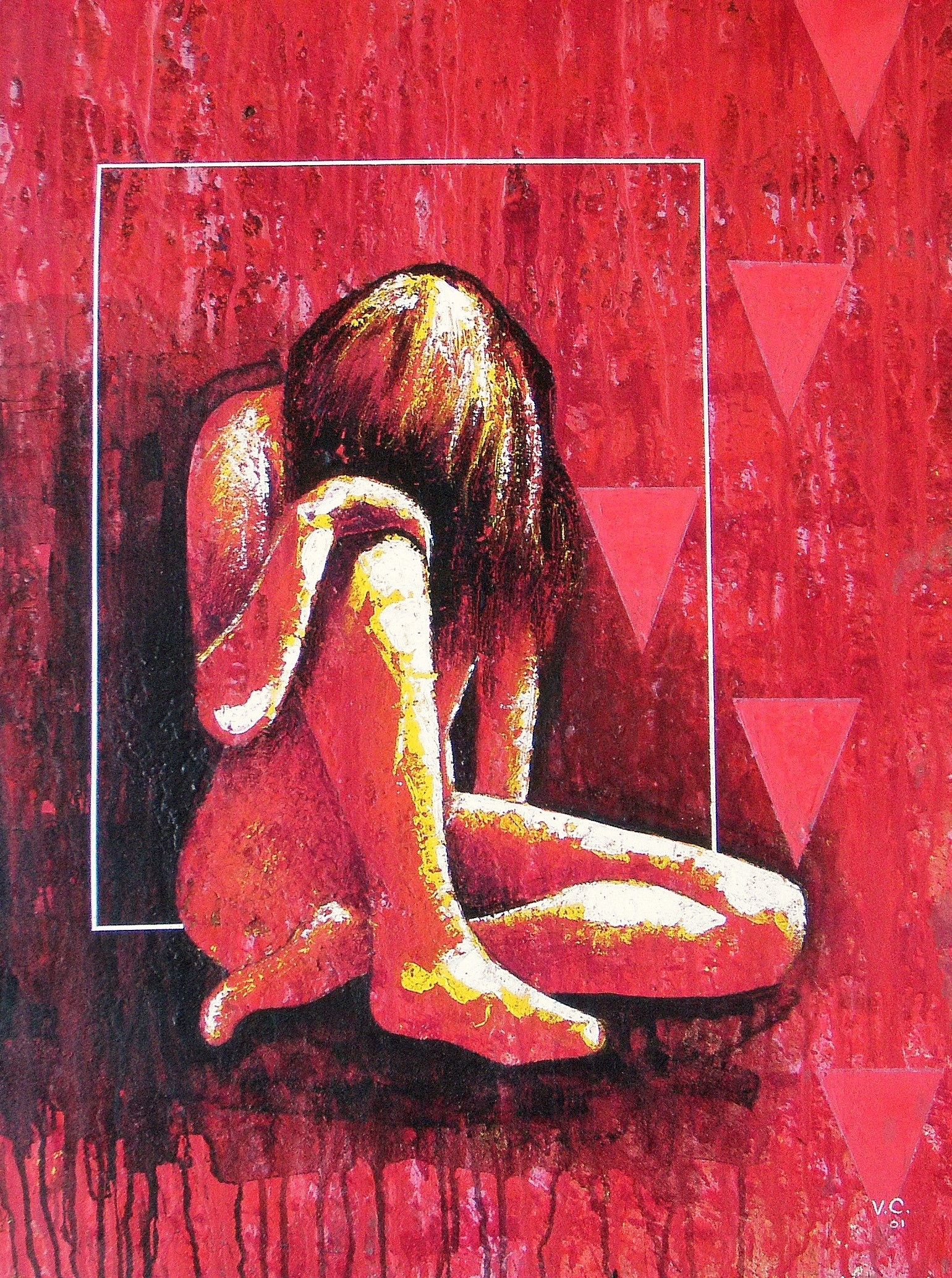 Figura #5 (red) by Vladimir Cora, 2001