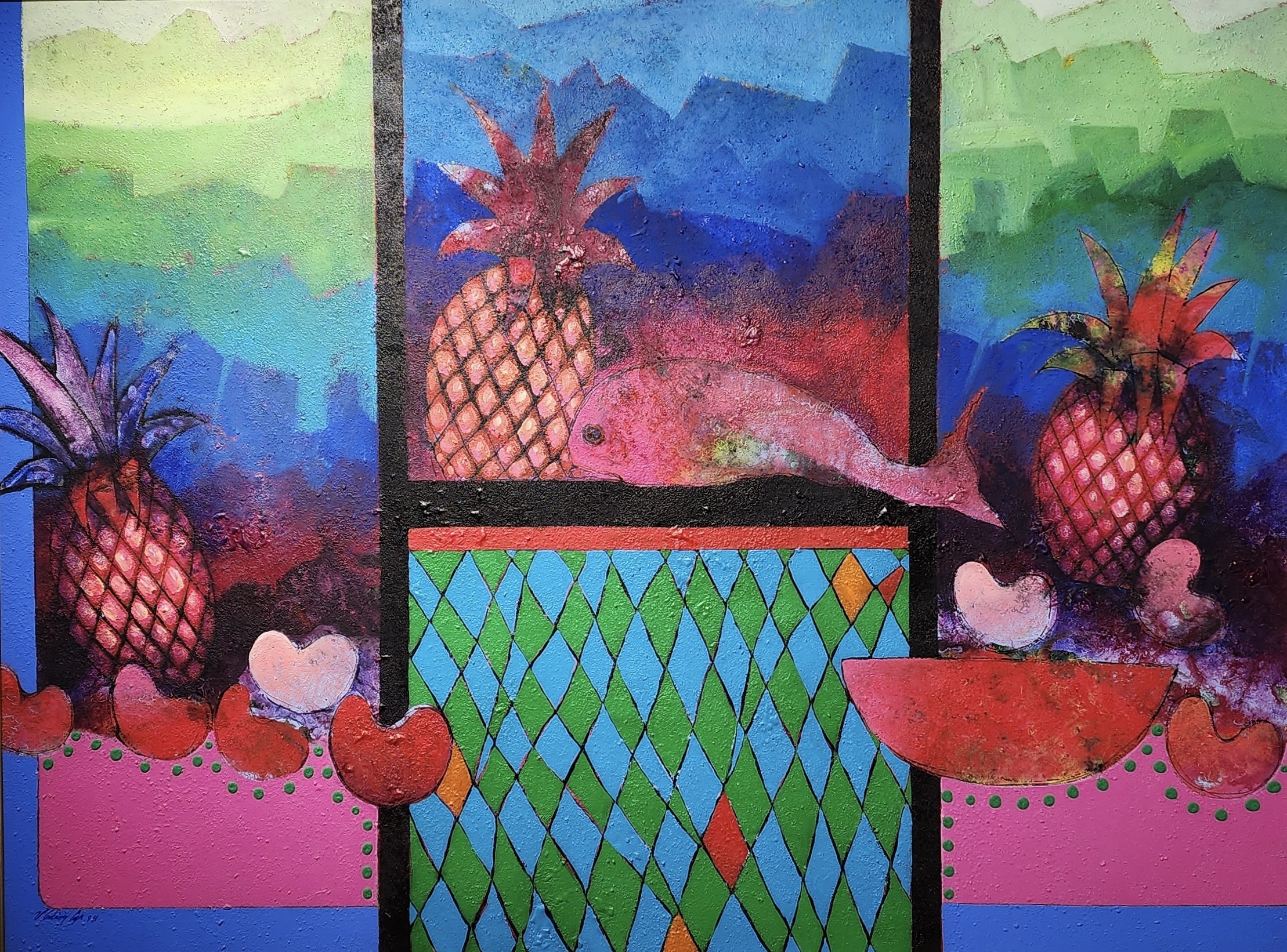 Frutas y Pez by Vladimir Cora, 1994