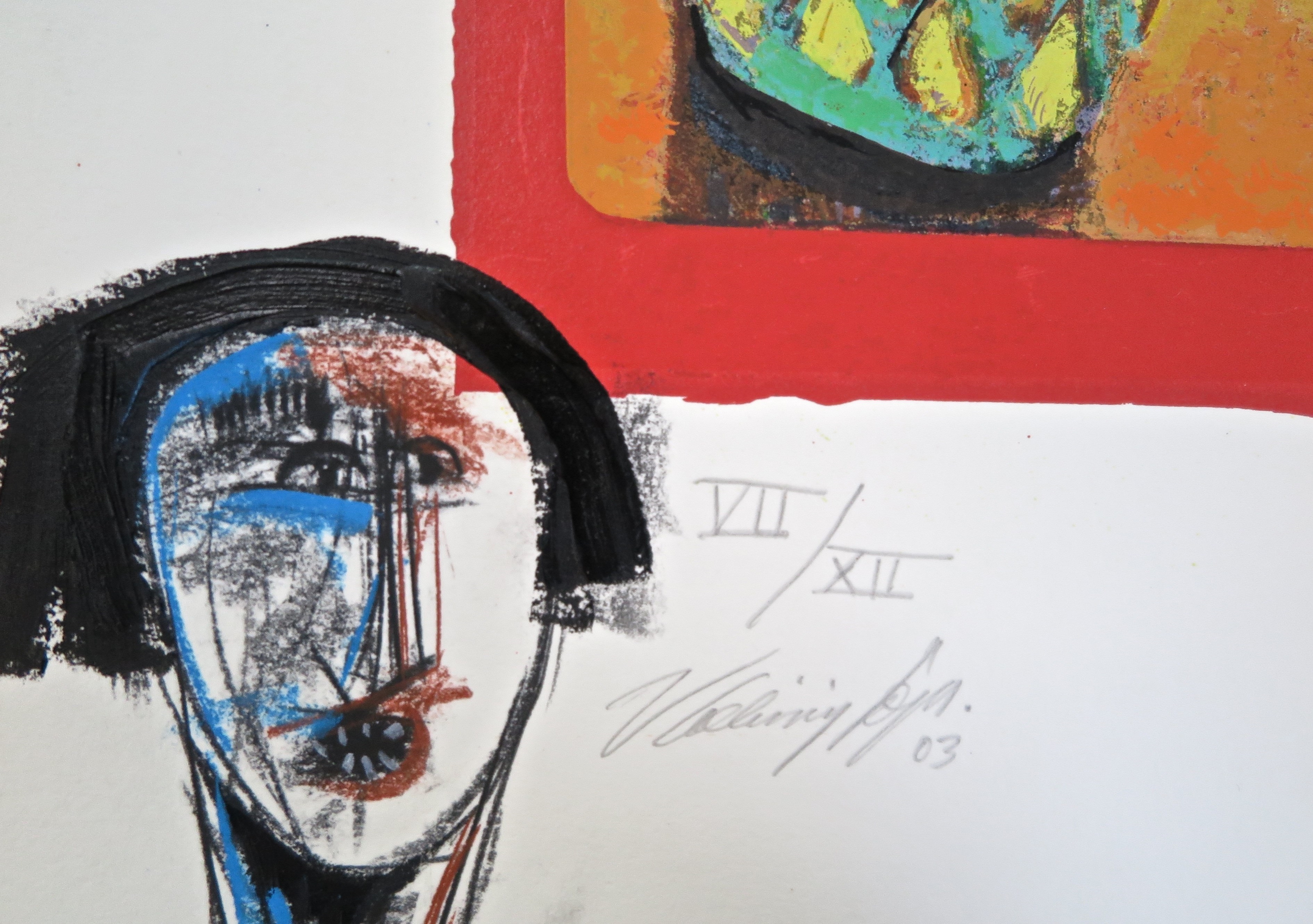 Artwork by Vladimir Cora, La Ultima Asemblea, Made of Serigraph 