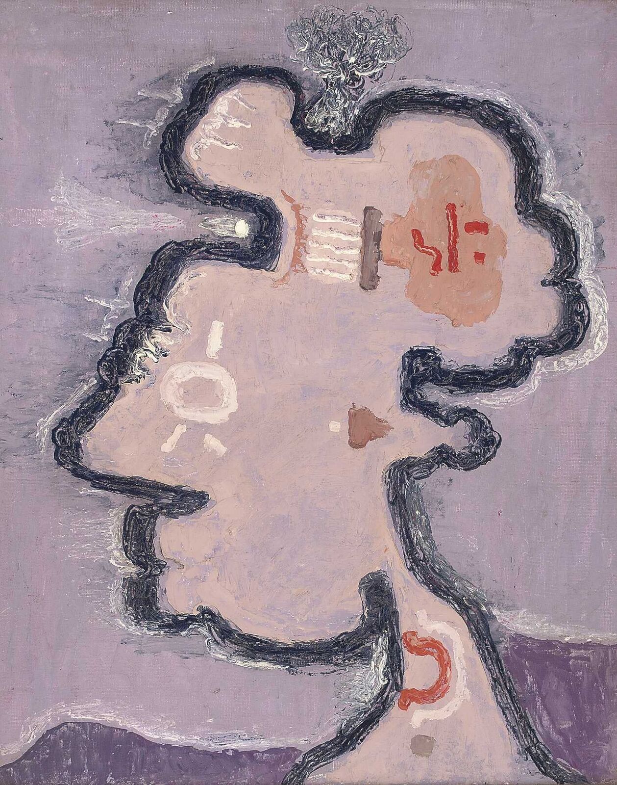 Head (Violette) 1981 Portrait of a Man by Vladimir Yankilevsky, 1981