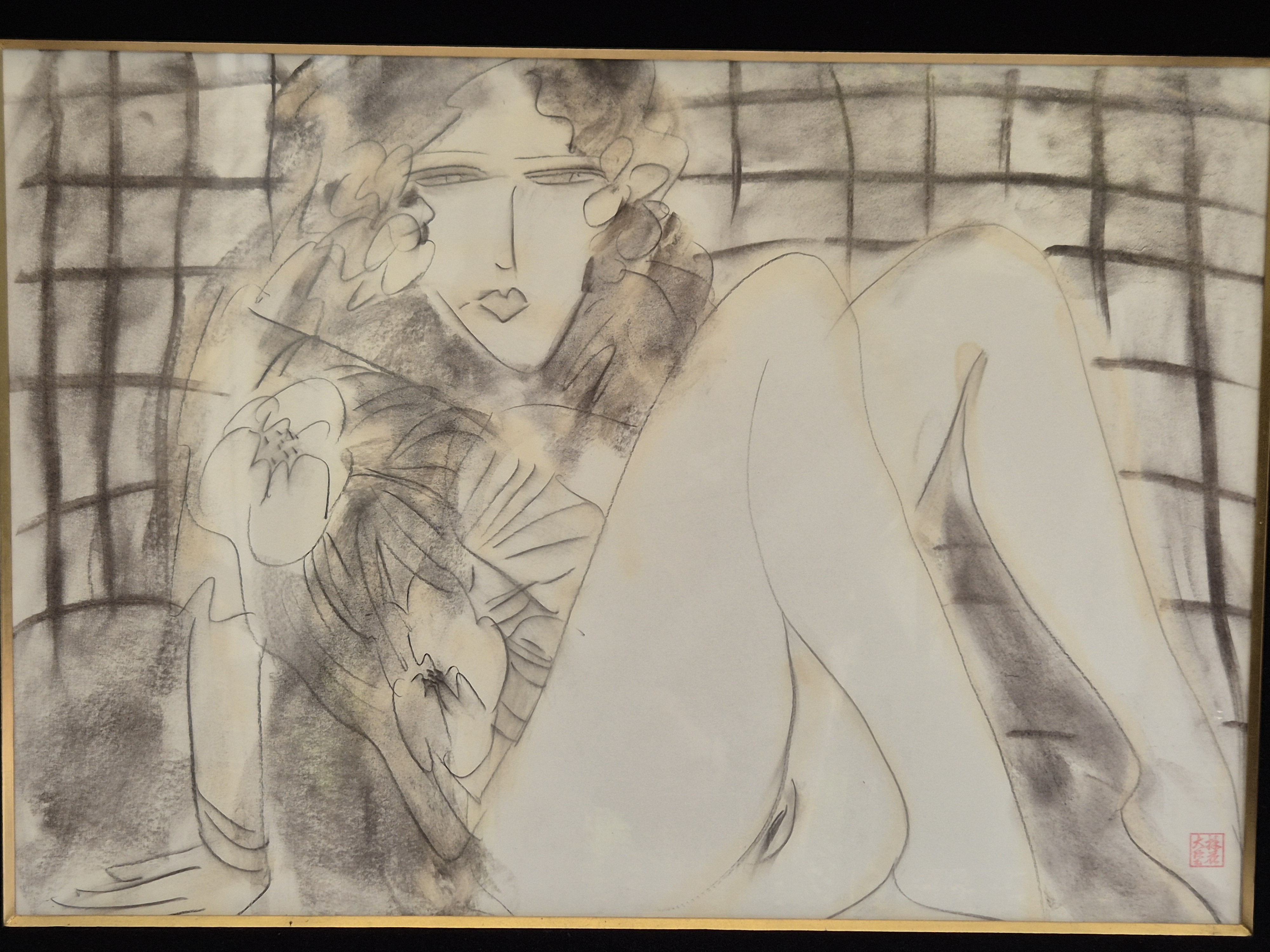 Natasha  by Walasse Ting, dated 97