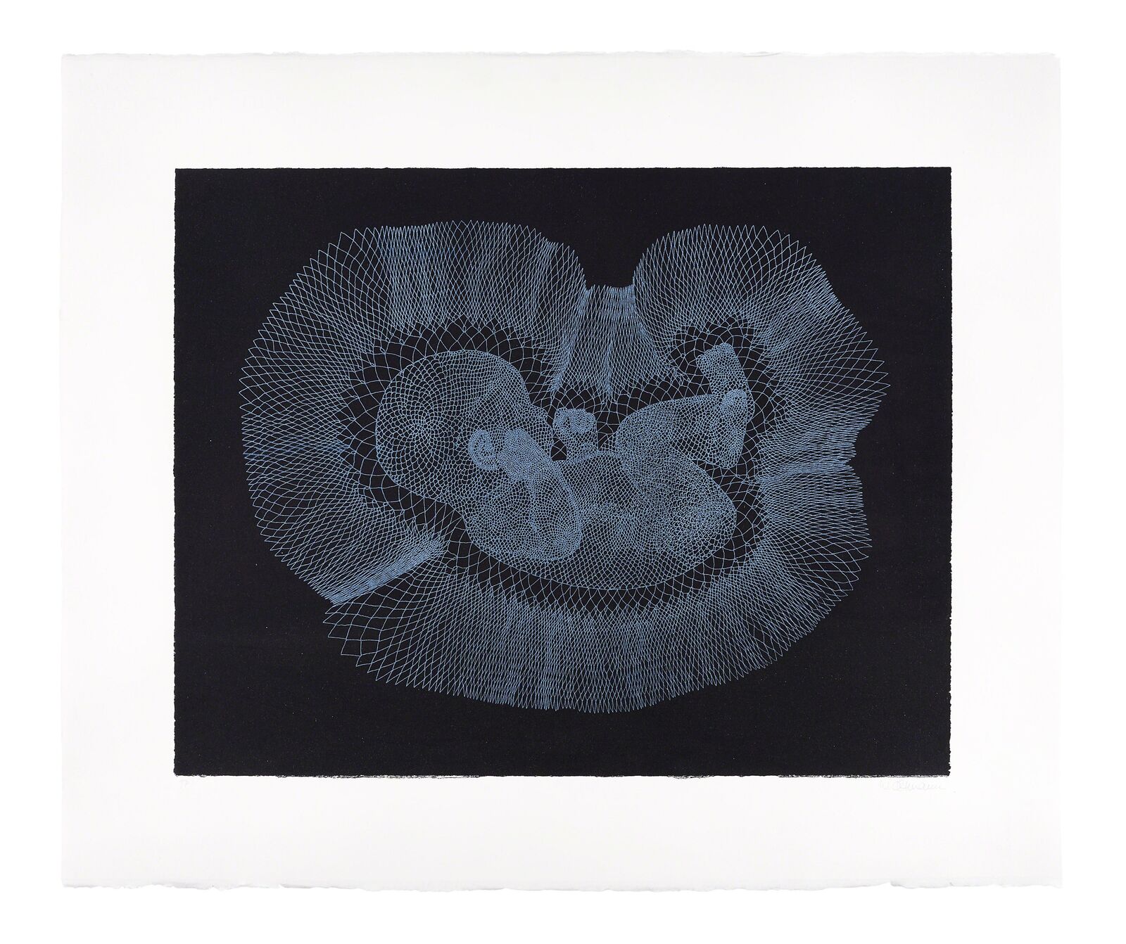 Artwork by Walter Oltmann, Cradle, Made of Lithograph 