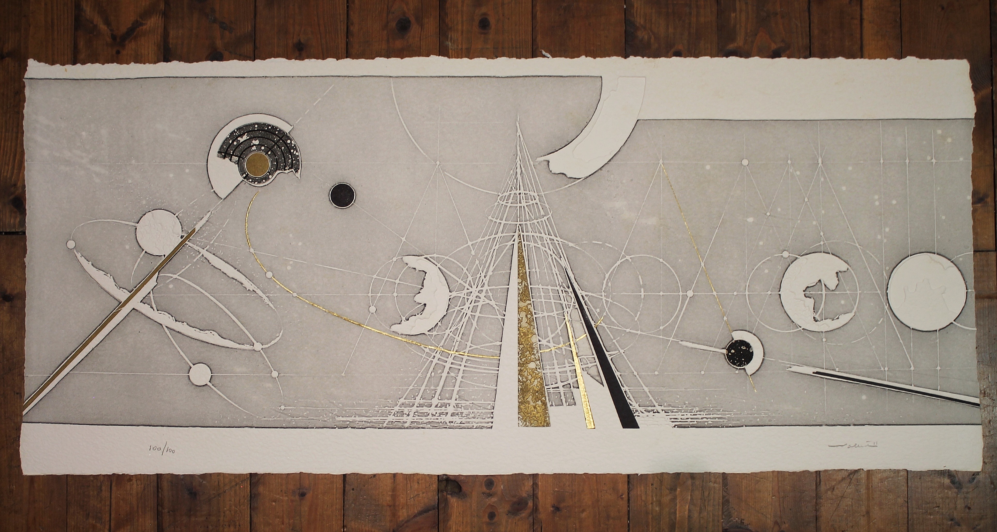 Artwork by Walter Valentini, Atria, Made of Etching 