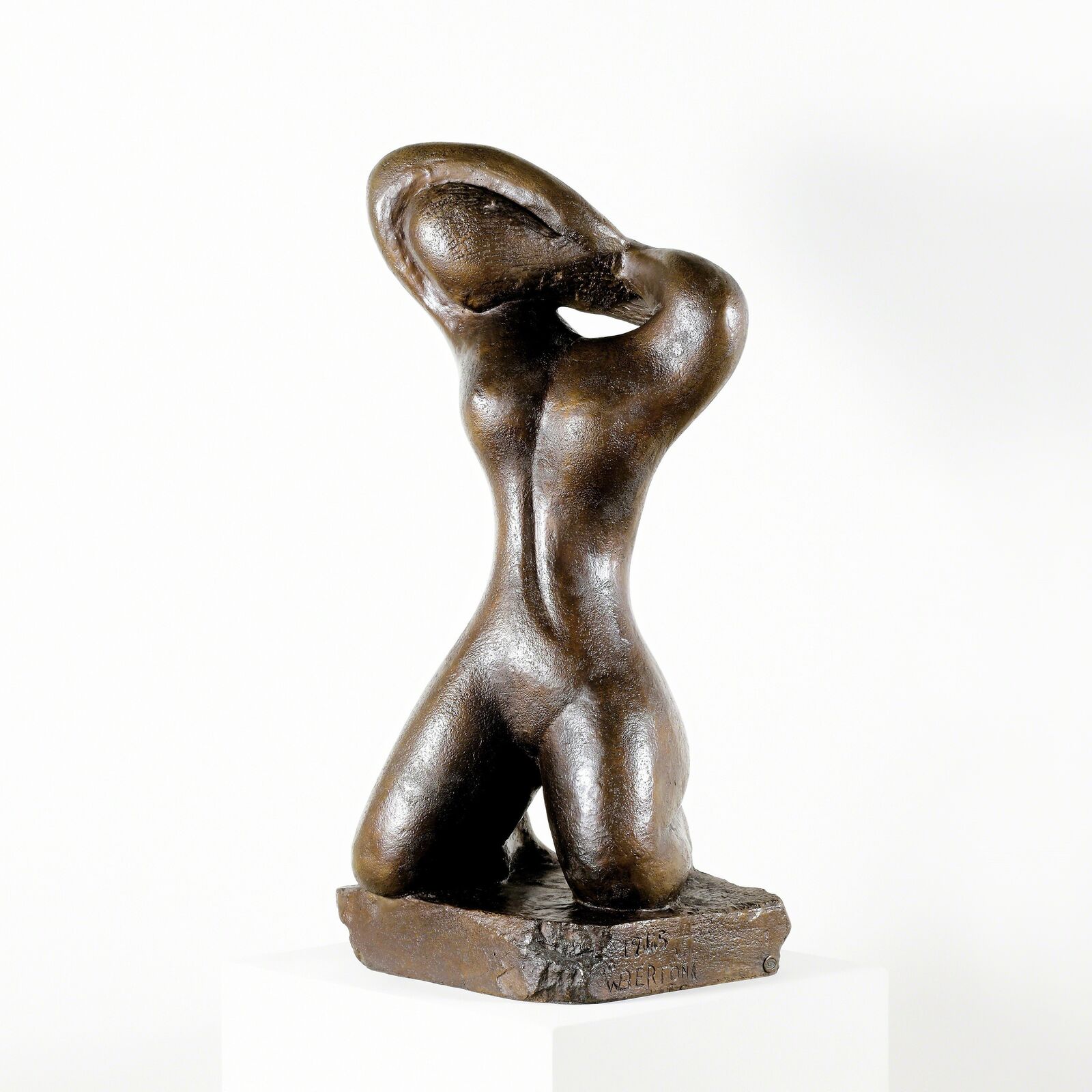 Woman Combing Her Hair by Wander Bertoni, cast 2011