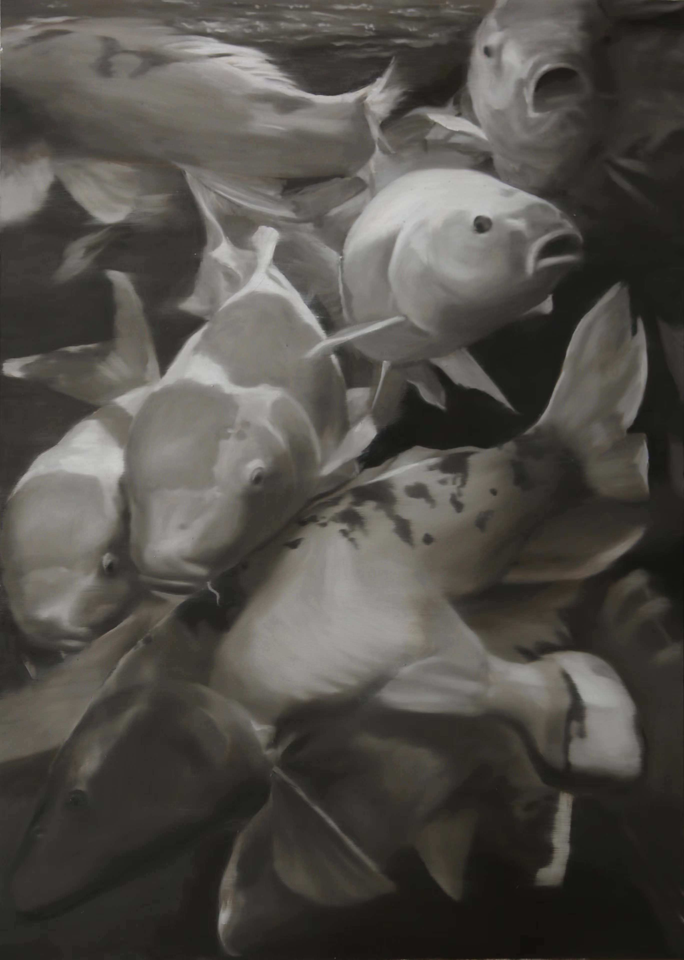 Fishes in Tank by Wang  Dianyu, 2021