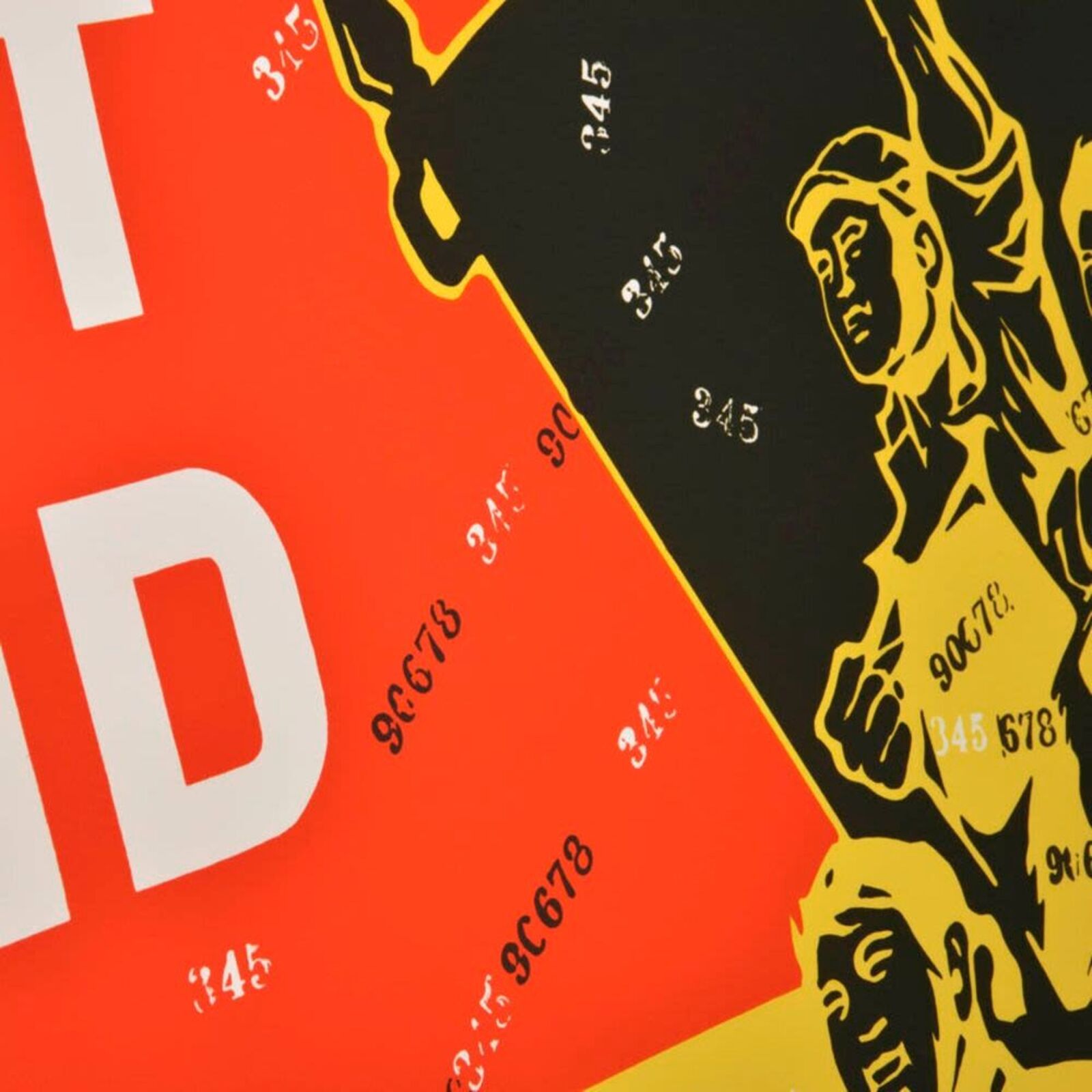 Artwork by Wang Guangyi, Alpha and Omega (from Rhythmical Dichotomy Portfolio), Made of Lithograph on Velin BFK Rives 300 gr 