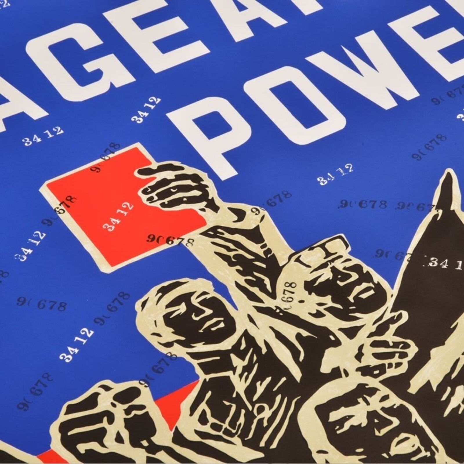 Image and Power (from Rhythmical Dichotomy Portfolio) by Wang Guangyi, 2007-2008