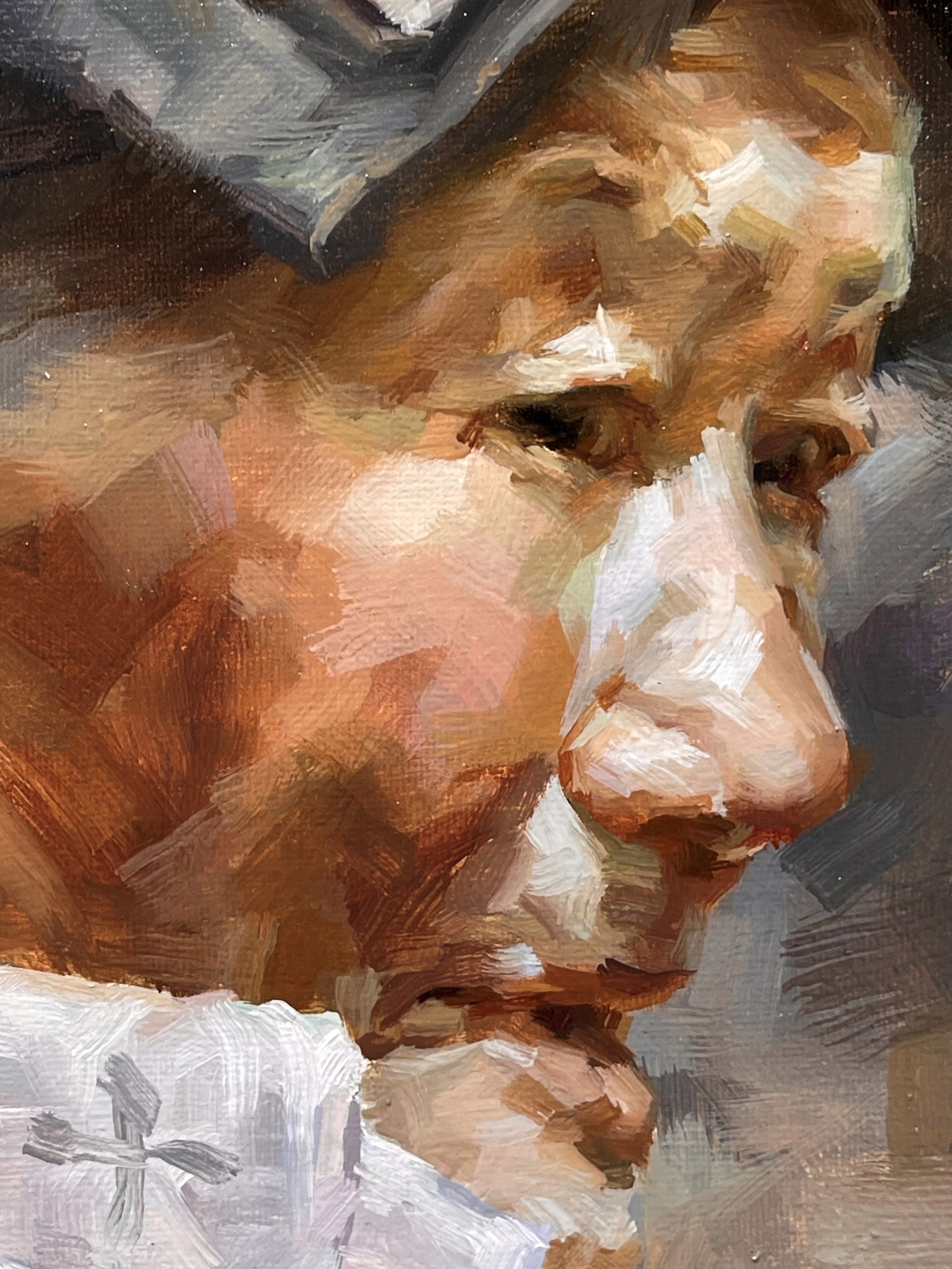 Wang Kun | Portrait of Qiang Woman (2023) | MutualArt