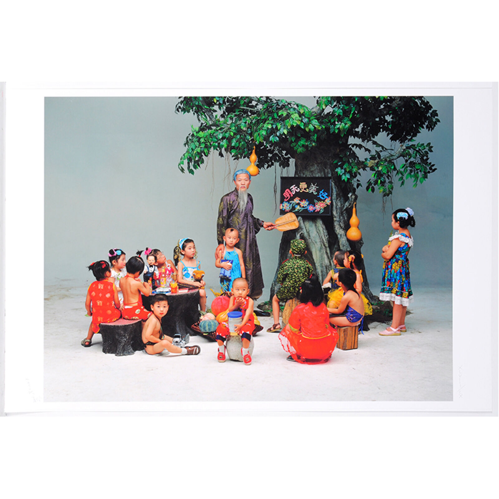 Artwork by Wang Qingsong, Metamorphosis of Beings and Space (Portfolio of 20), Made of Lithograph 