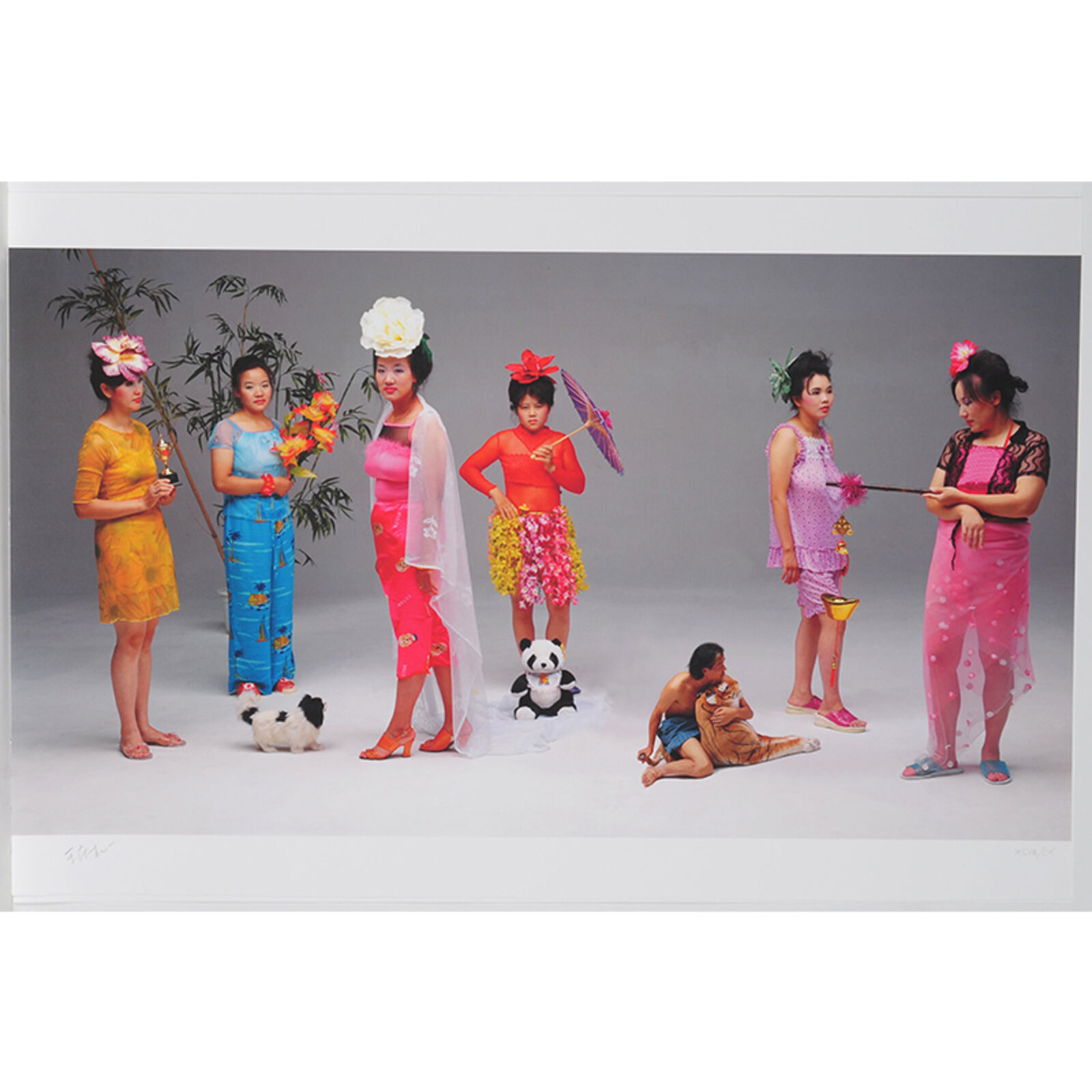 Artwork by Wang Qingsong, Metamorphosis of Beings and Space (Portfolio of 20), Made of Lithograph 
