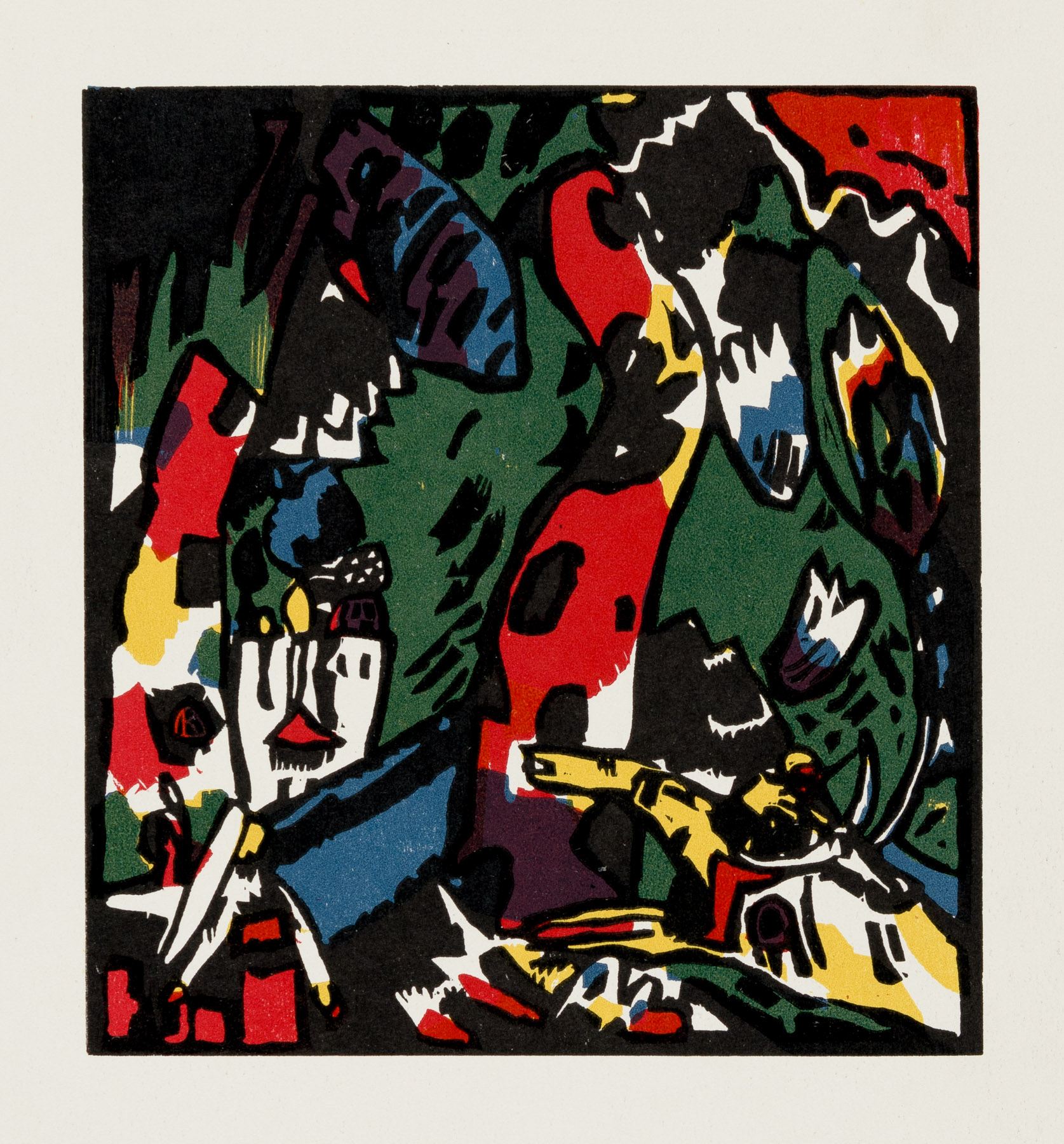 Bogenschütze by Wassily Kandinsky, 1908-1909