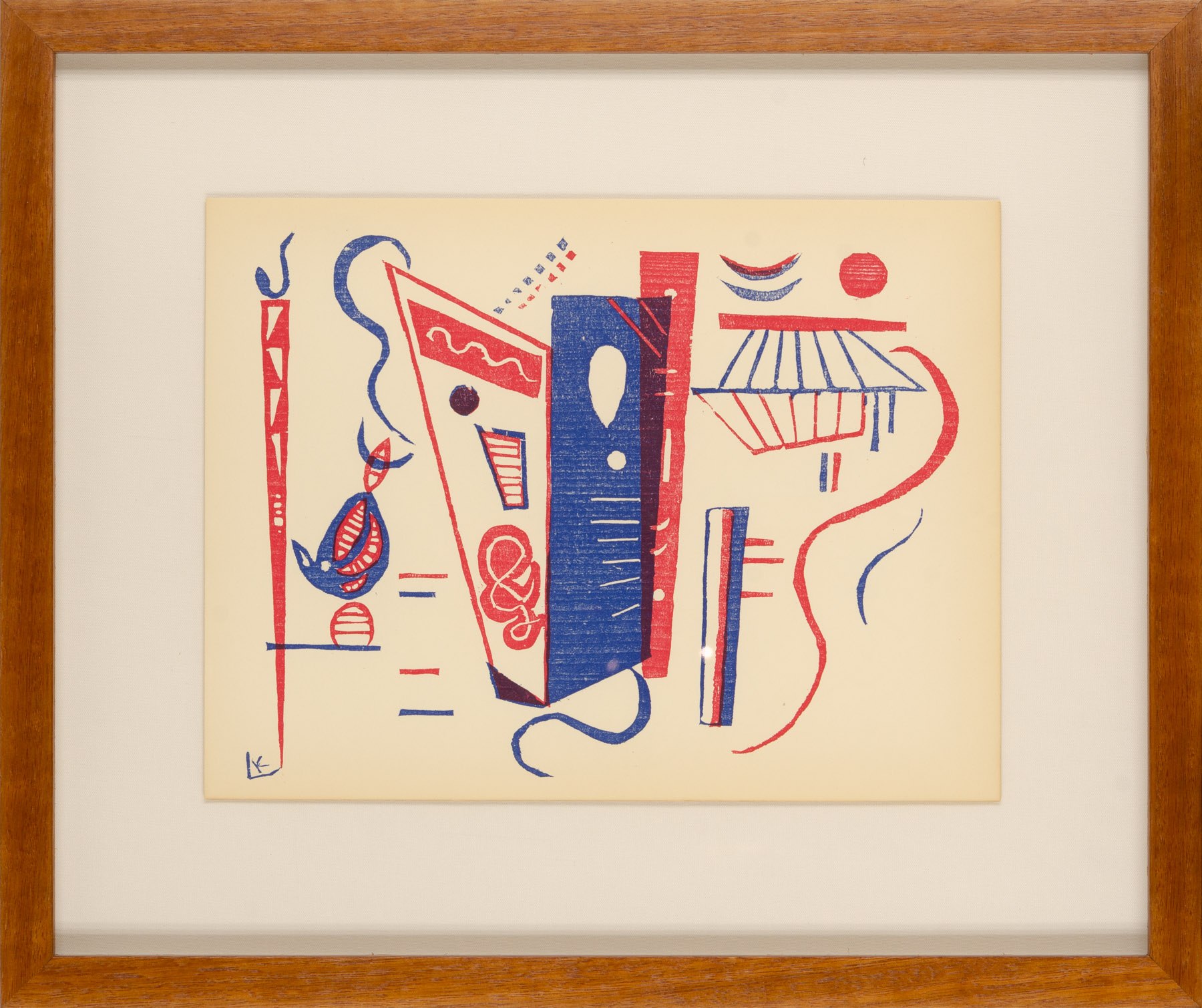 Artwork by Wassily Kandinsky, Holzschnitte Für XXeme Siècle, Made of Woodcut 