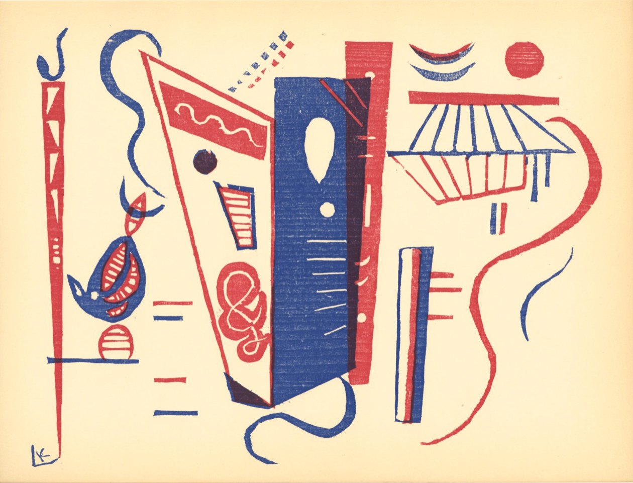 Holzschnitte Für XXeme Siècle by Wassily Kandinsky, 1939