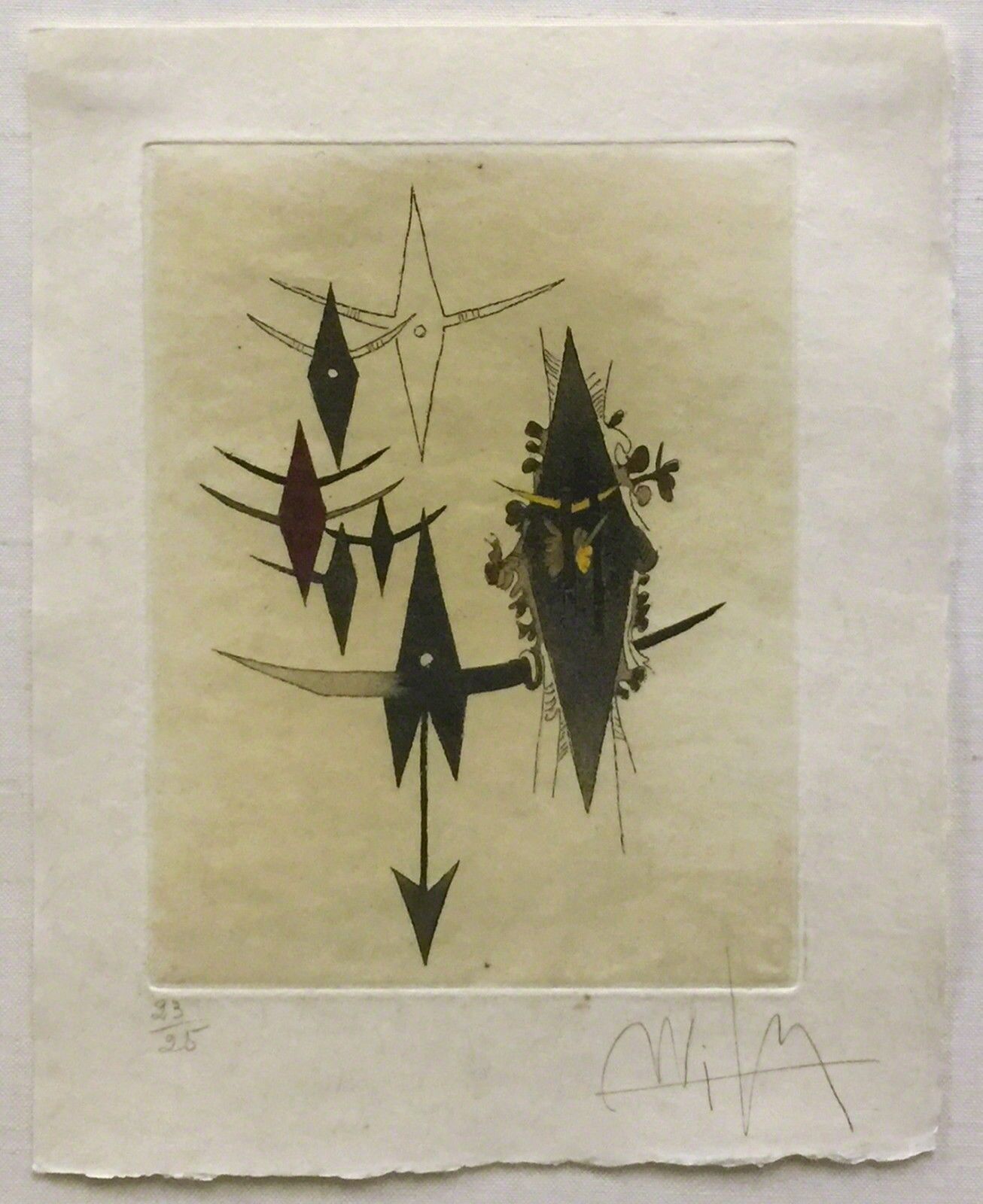CROISEUR NOIR II by Wifredo Lam, 1972