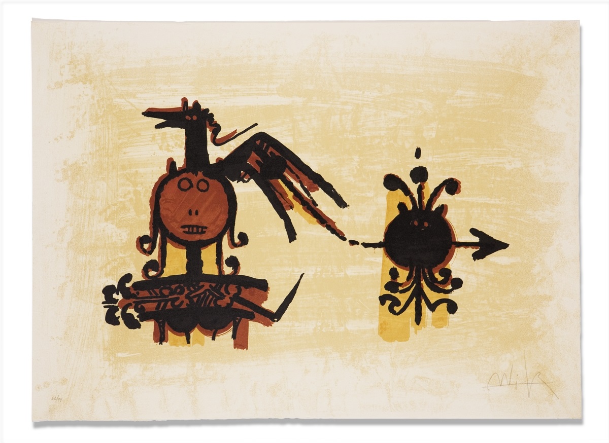 Ultimo Viaje del buque fantasma by Wifredo Lam, 1976