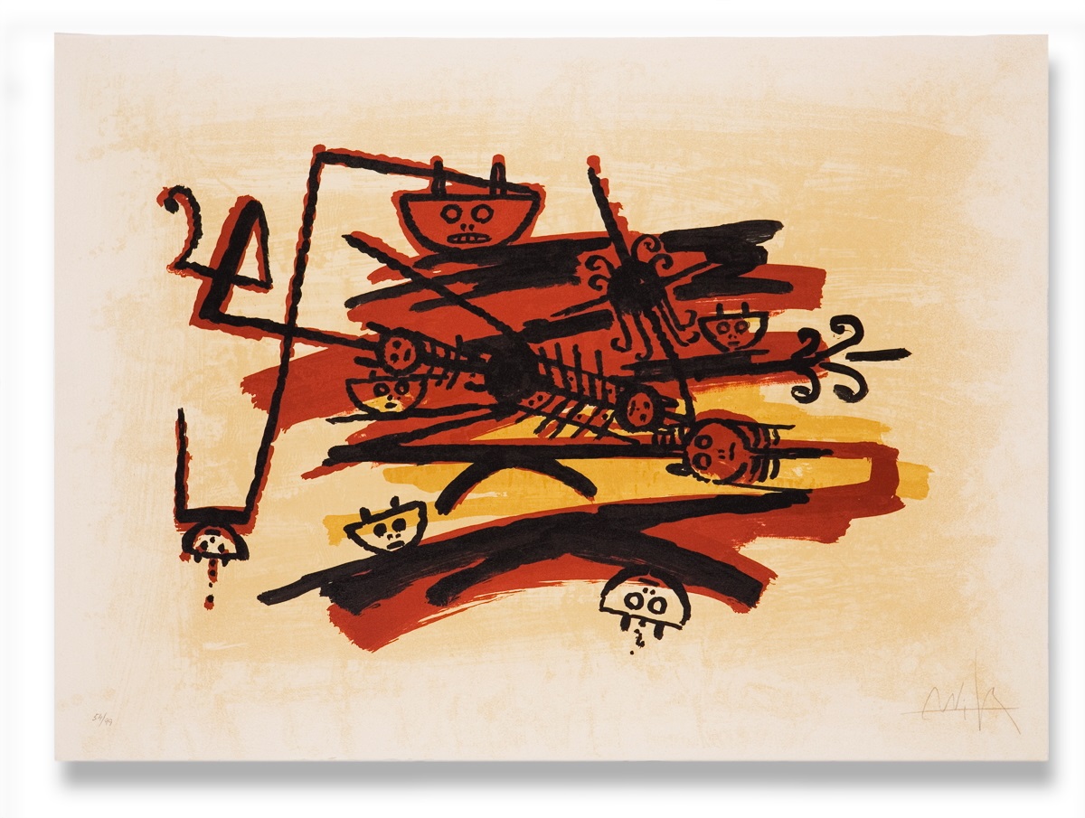 Ultimo viaje del buque fantasma by Wifredo Lam, 1976