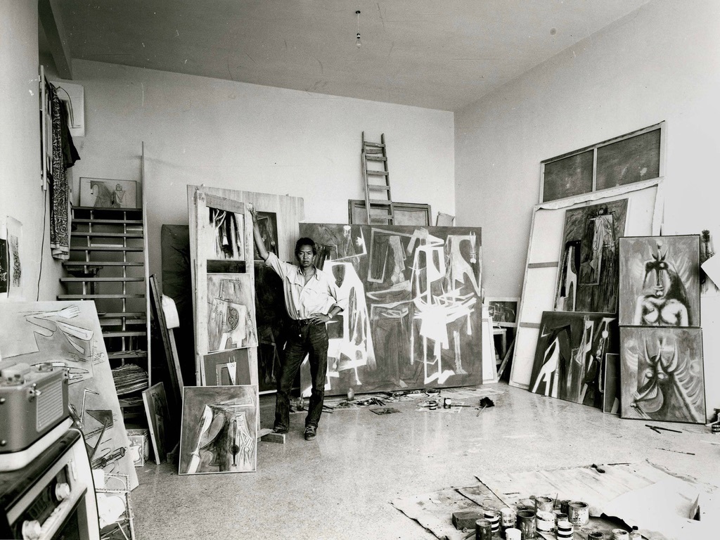 Artwork by Wifredo Lam, Ultimo viaje del buque fantasma, Made of Lithograph 